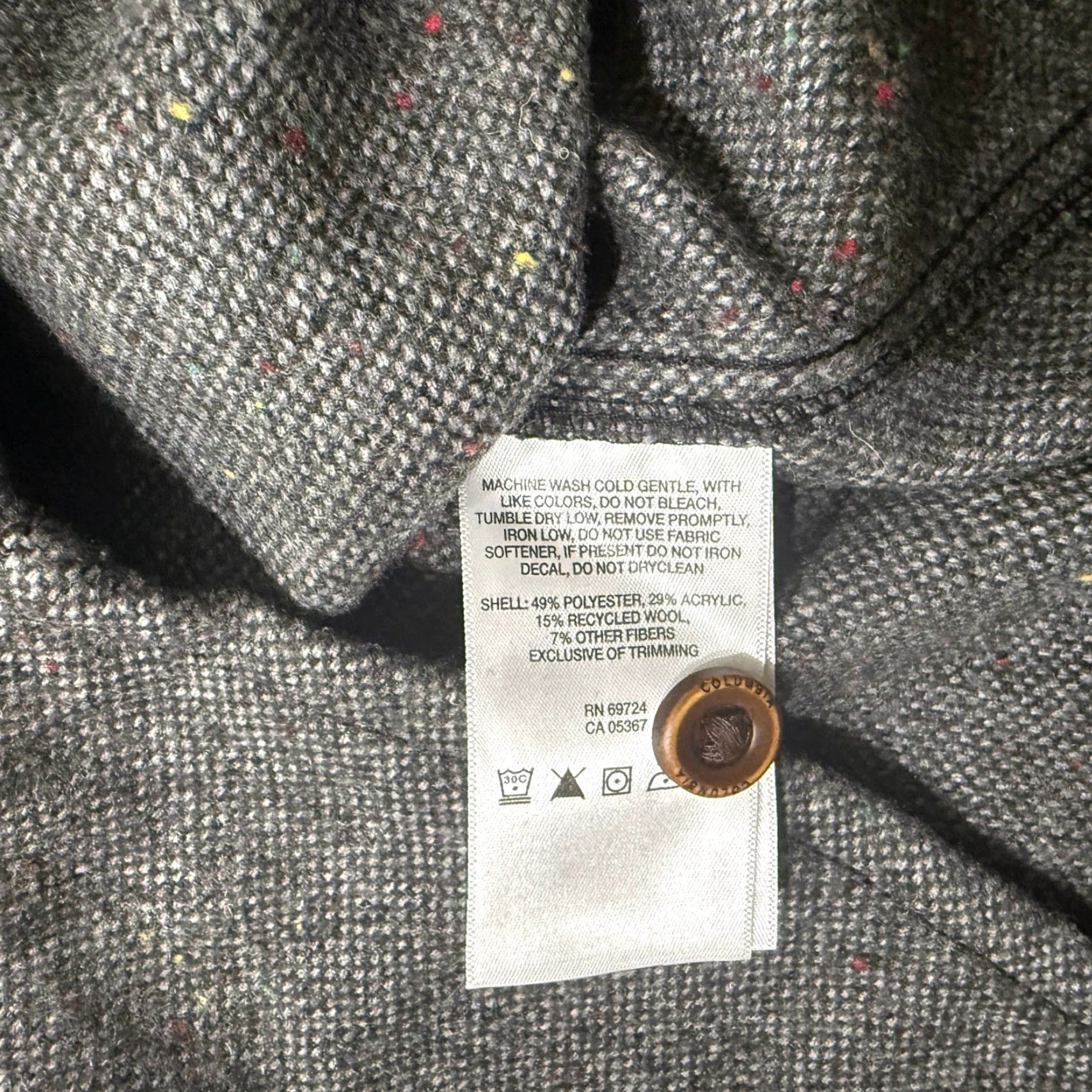 Vintage VINTAGE Columbia Shirt Mens Sage M Button Up Wool Long Sleeve Work Jacket Thick Knit P12 Size US M / EU 48-50 / 2 - 4 Thumbnail