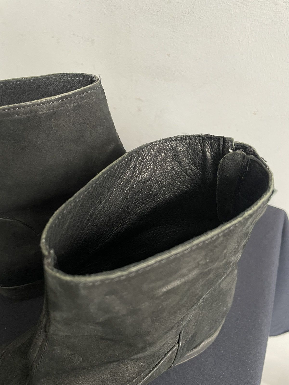 Hedi Slimane Rare black opium leather hedi slimane style zipper boots Size US 8 / EU 41 - 10 Thumbnail