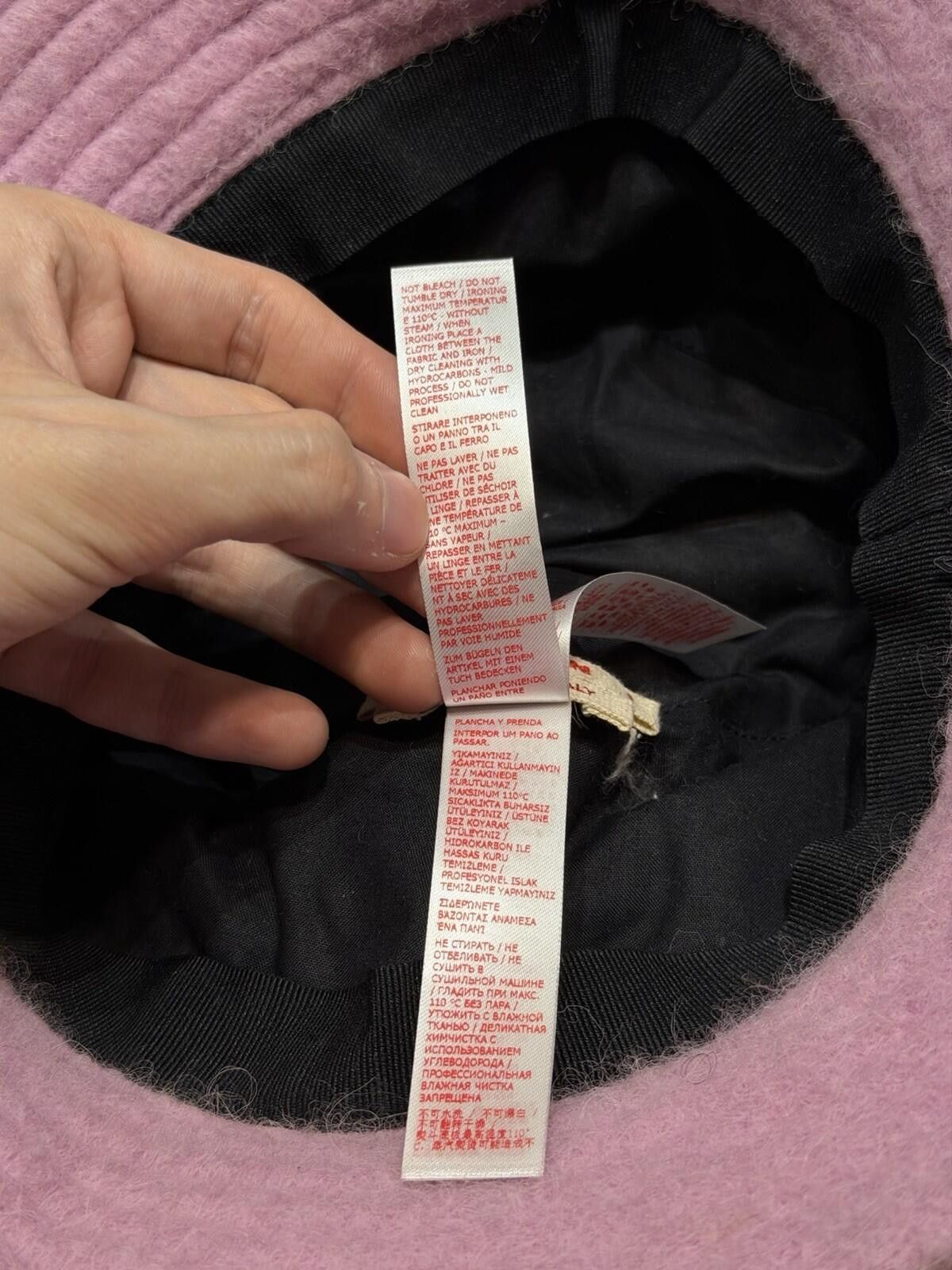 Marni Marni Pink Fur Bucket Hat 100% Authentic (Size Large) Size ONE SIZE - 10 Thumbnail