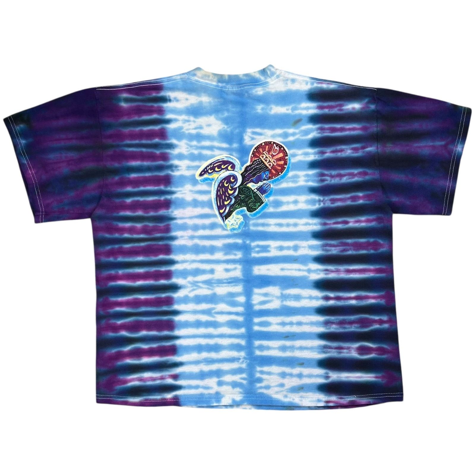 Band Tees × Gildan × Vintage Vintage 2000 Santana Supernatural album tie dye band tee (L) Size US XL / EU 56 / 4 - 7 Thumbnail