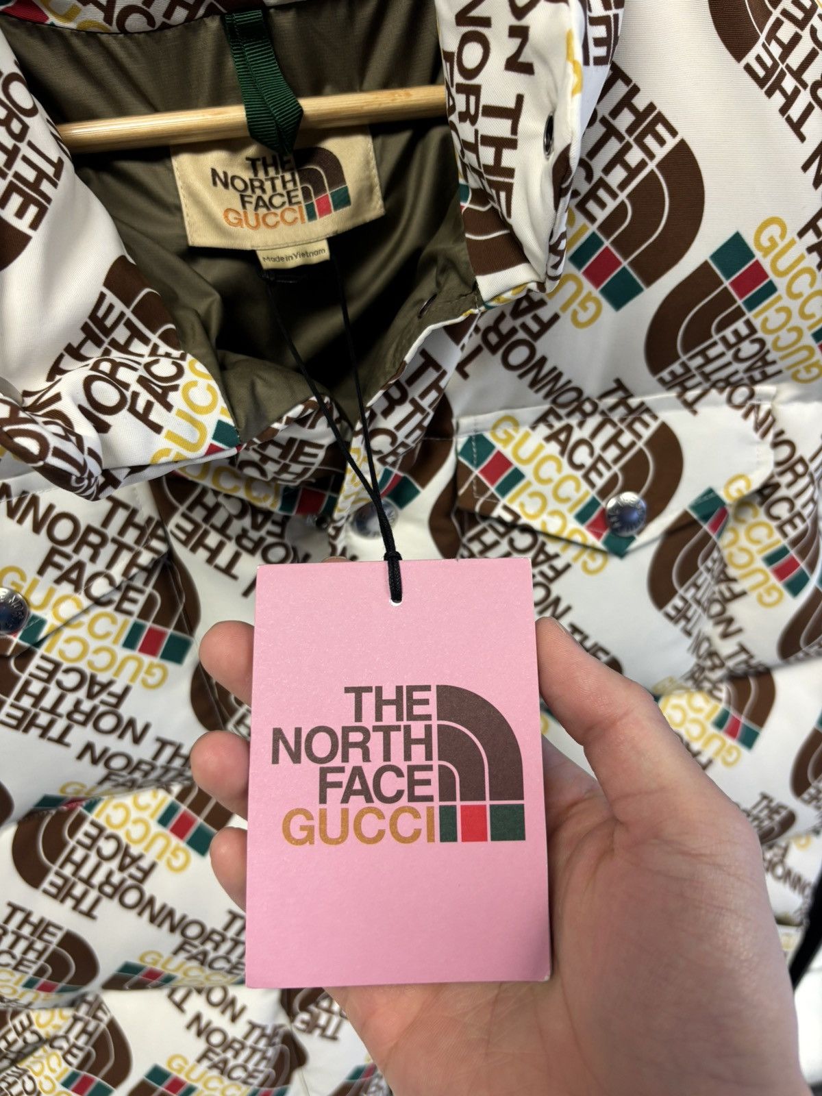 Gucci × The North Face North Face Gucci Puffer Vest Size US L / EU 52-54 / 3 - 4 Thumbnail