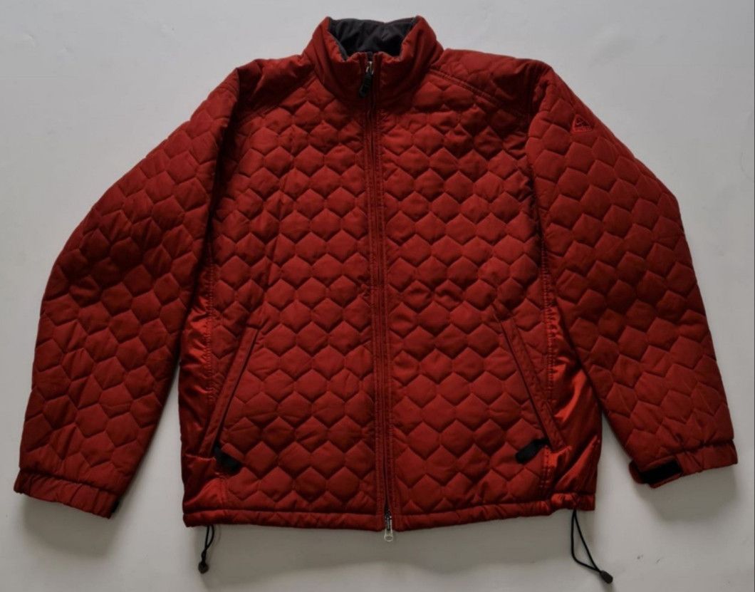 image of Vintage Nike Acg Down Puffer Coach Waterproof Jacket in Red, Men's (Size XL)