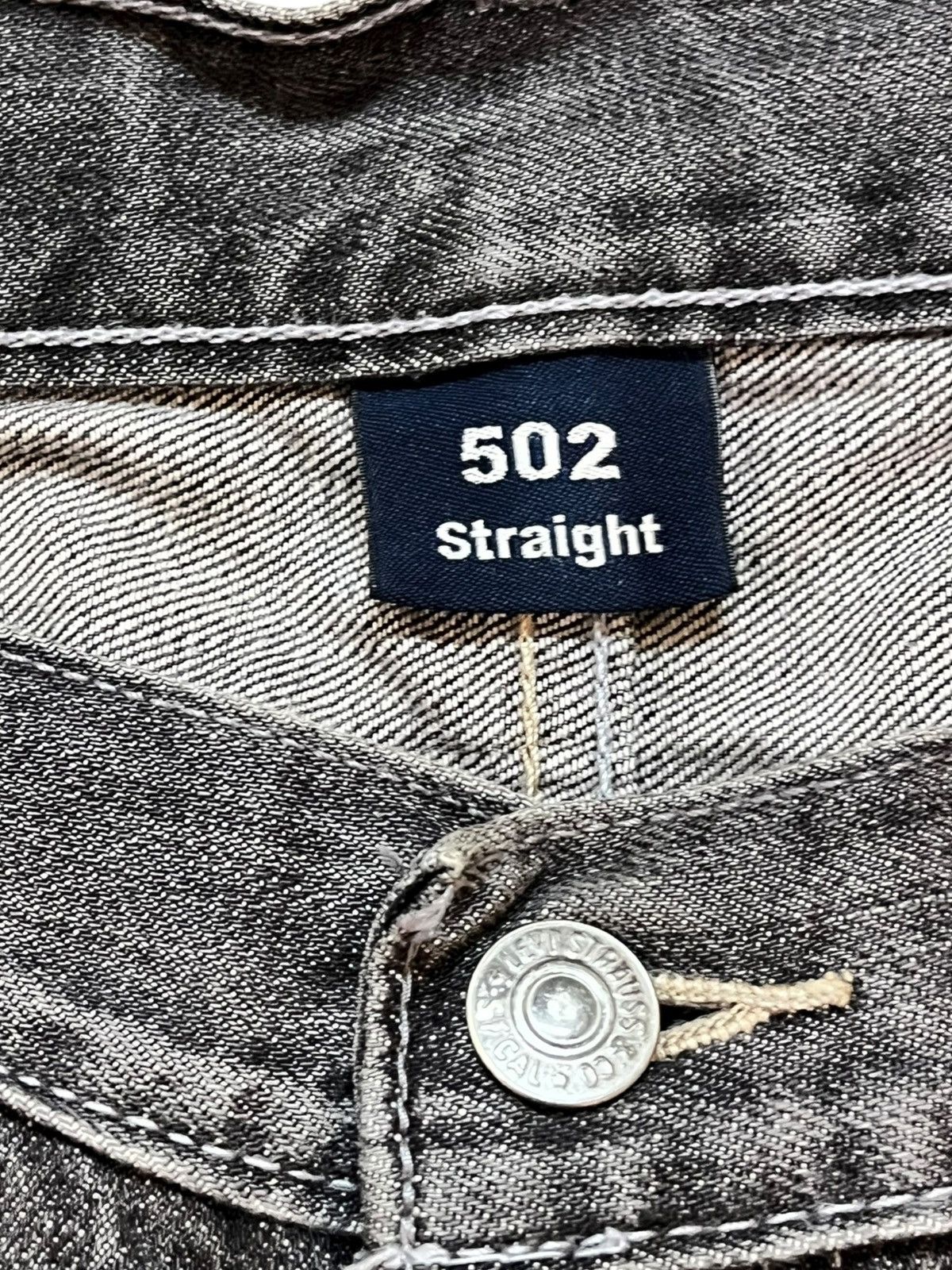 Levi's Vintage Clothing Vintage Levi’s 502 Straight Grunge Distressed Denim Size US 34 / EU 50 - 6 Thumbnail