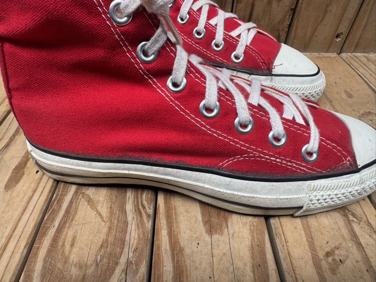 Converse VTG converse all star Hi Top canvas sneakers made in USA Size US 5 / EU 37 - 9 Thumbnail