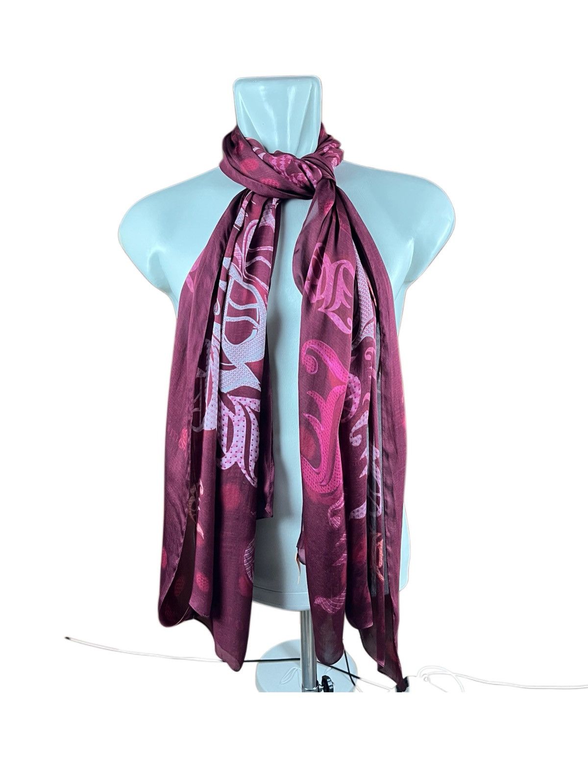 John Galliano Galliano newspaper silk scraft Size ONE SIZE - 2 Thumbnail