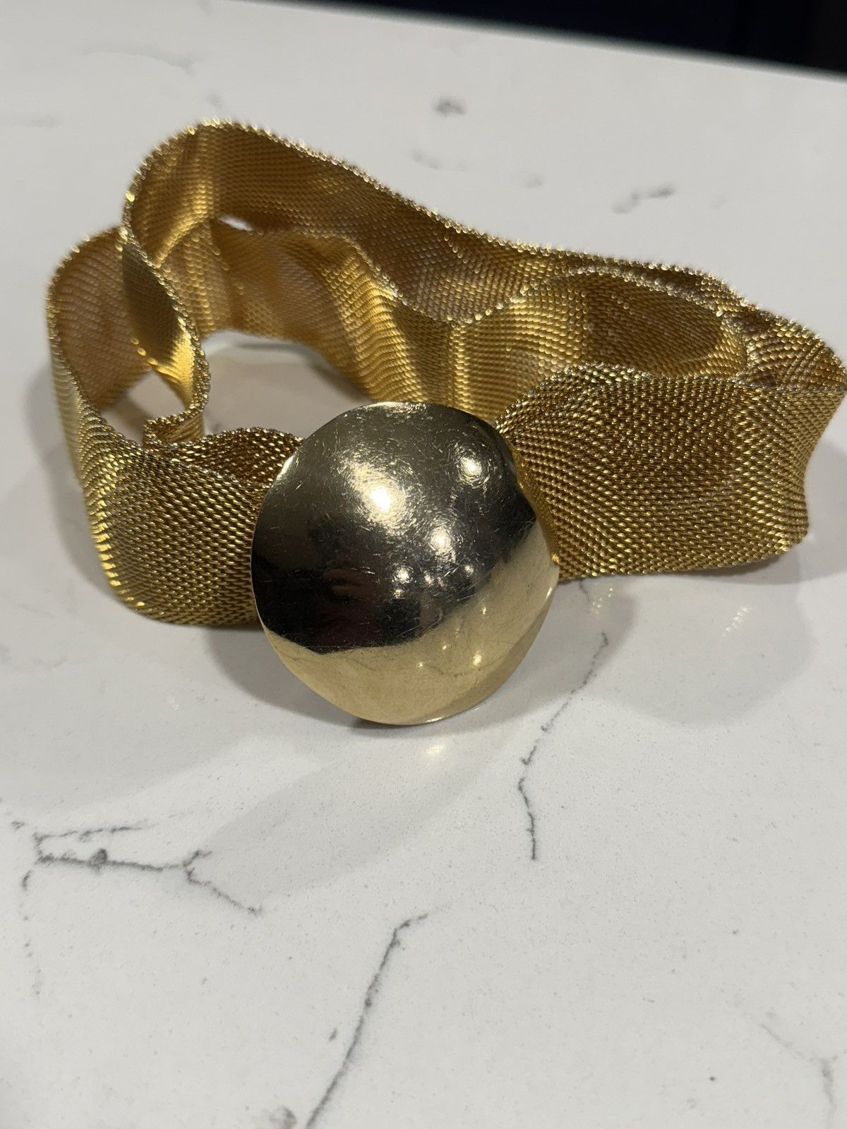Christian Dior Monsieur Vintage Christian Dior gold-tone mesh belt Size ONE SIZE - 3 Thumbnail