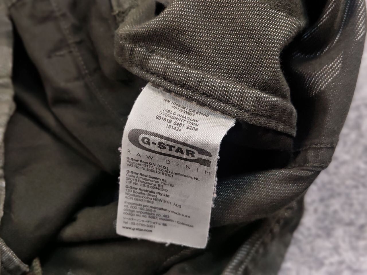 G-Star Vintage G Star Raw Field Shadow Light Camo Overshirt Jacket Size US S / EU 44-46 / 1 - 20 Thumbnail