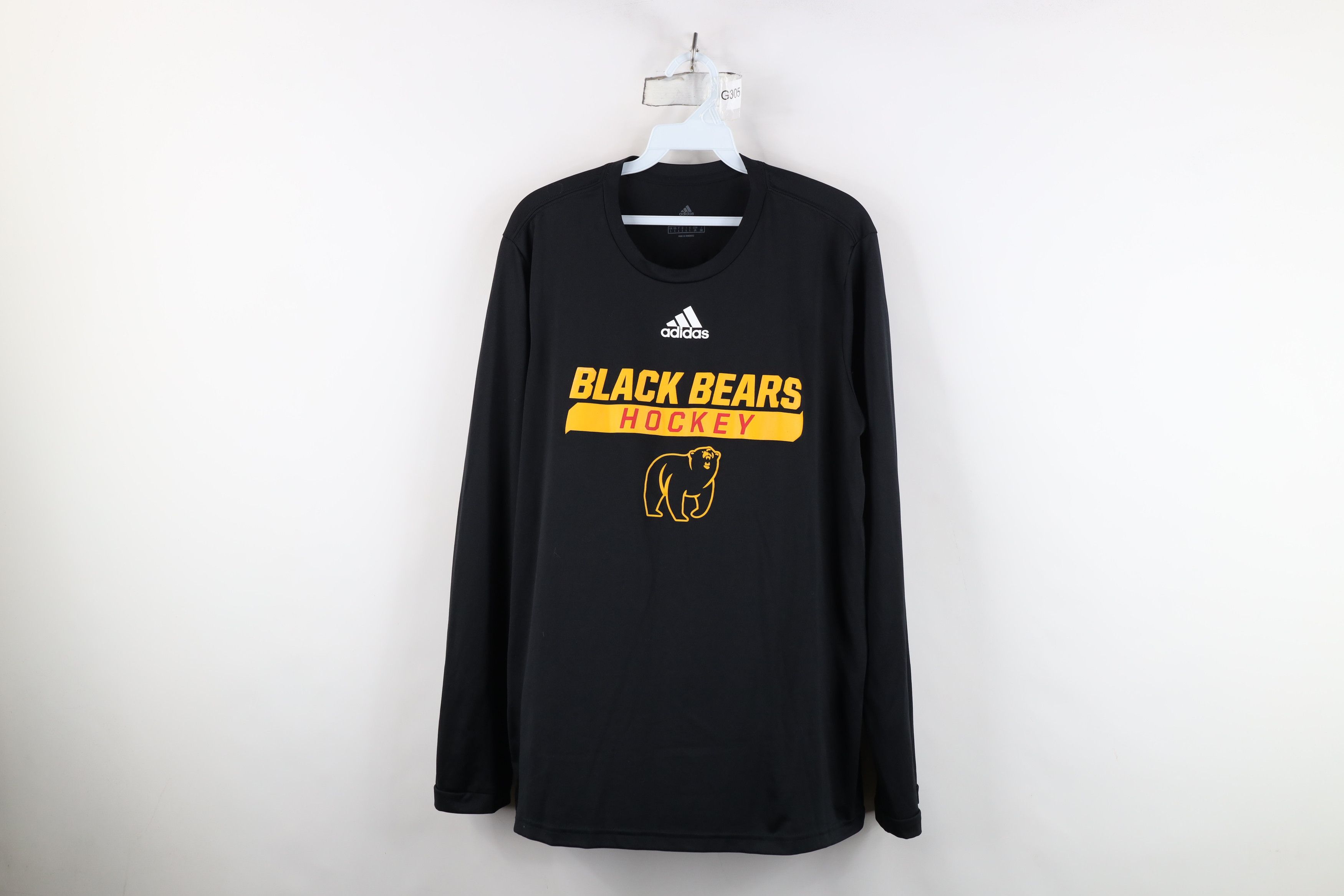 Adidas Adidas Maryland Black Bears Hockey Long Sleeve T-Shirt Size US L / EU 52-54 / 3 - 1 Thumbnail