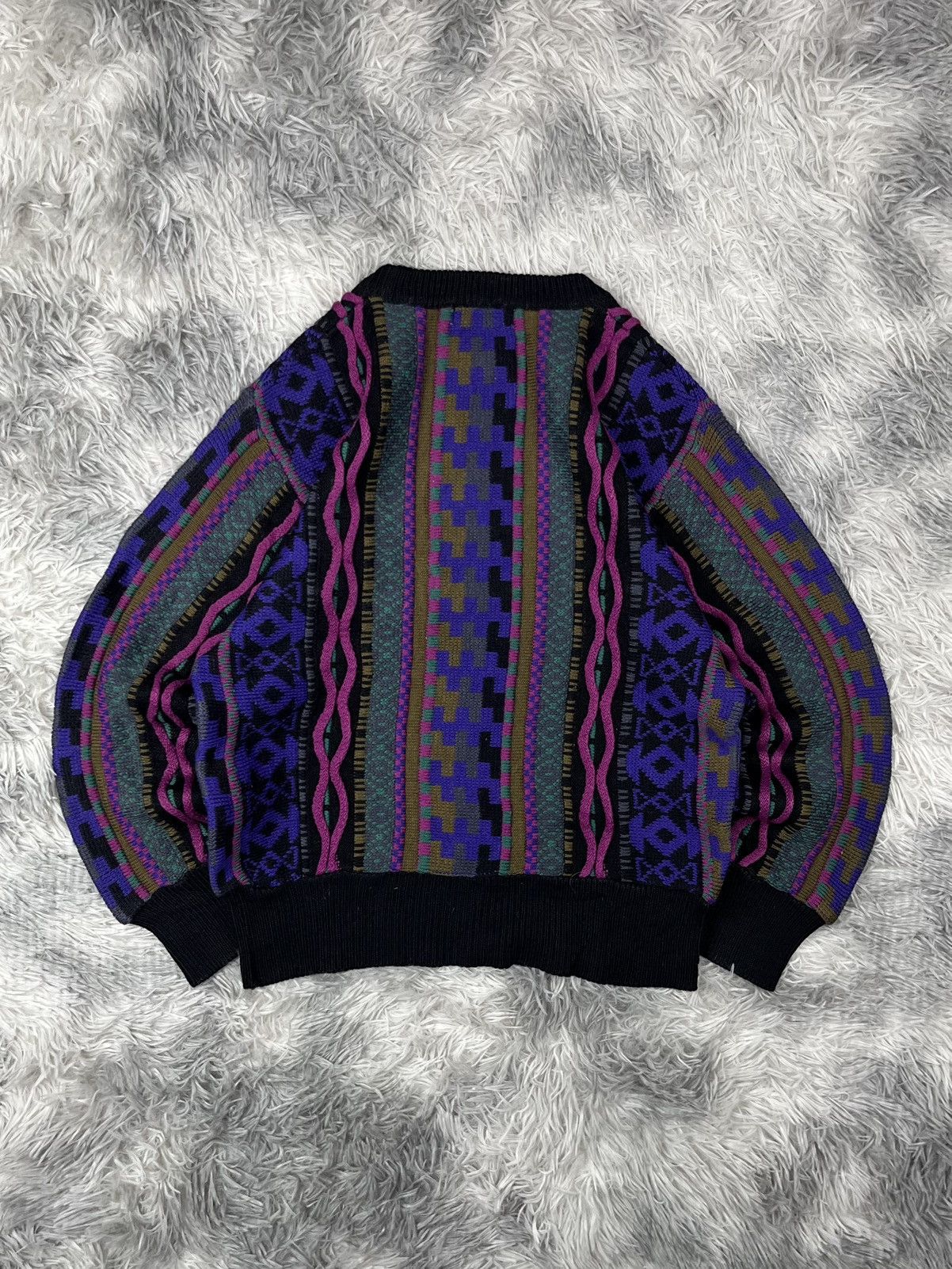 Coogi Vintage Palls Pyra Pattern Sweater Size M / US 6-8 / IT 42-44 - 7 Thumbnail