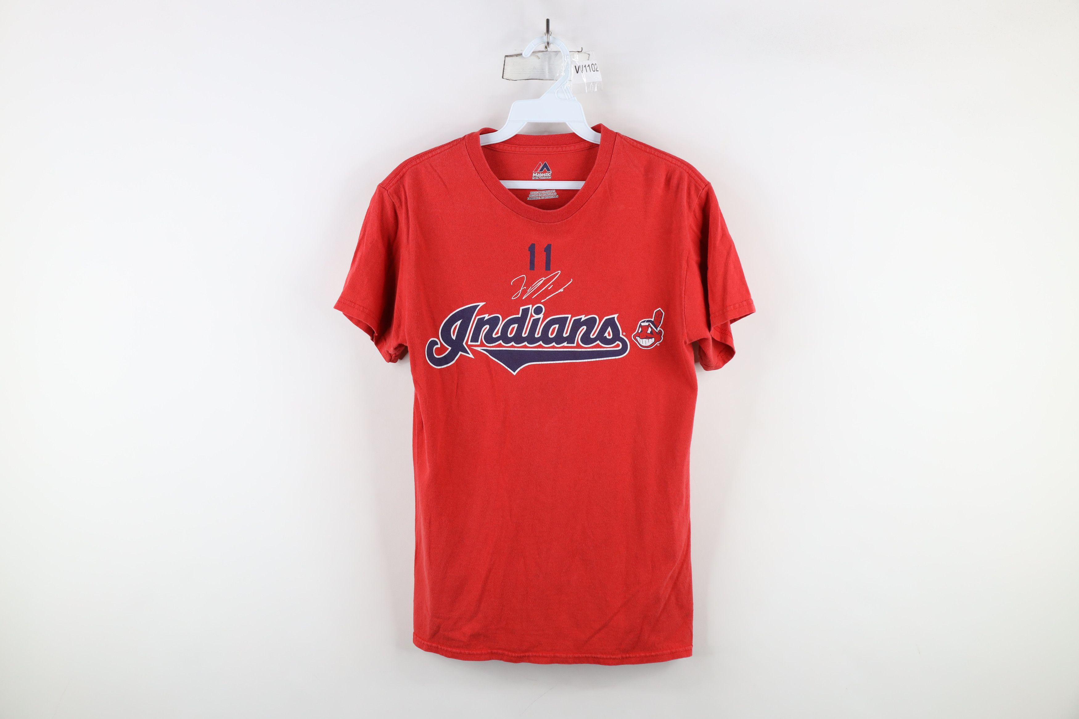 Majestic × Vintage Vintage Majestic Cleveland Indians Baseball Jersey T-Shirt Size US S / EU 44-46 / 1 - 1 Thumbnail