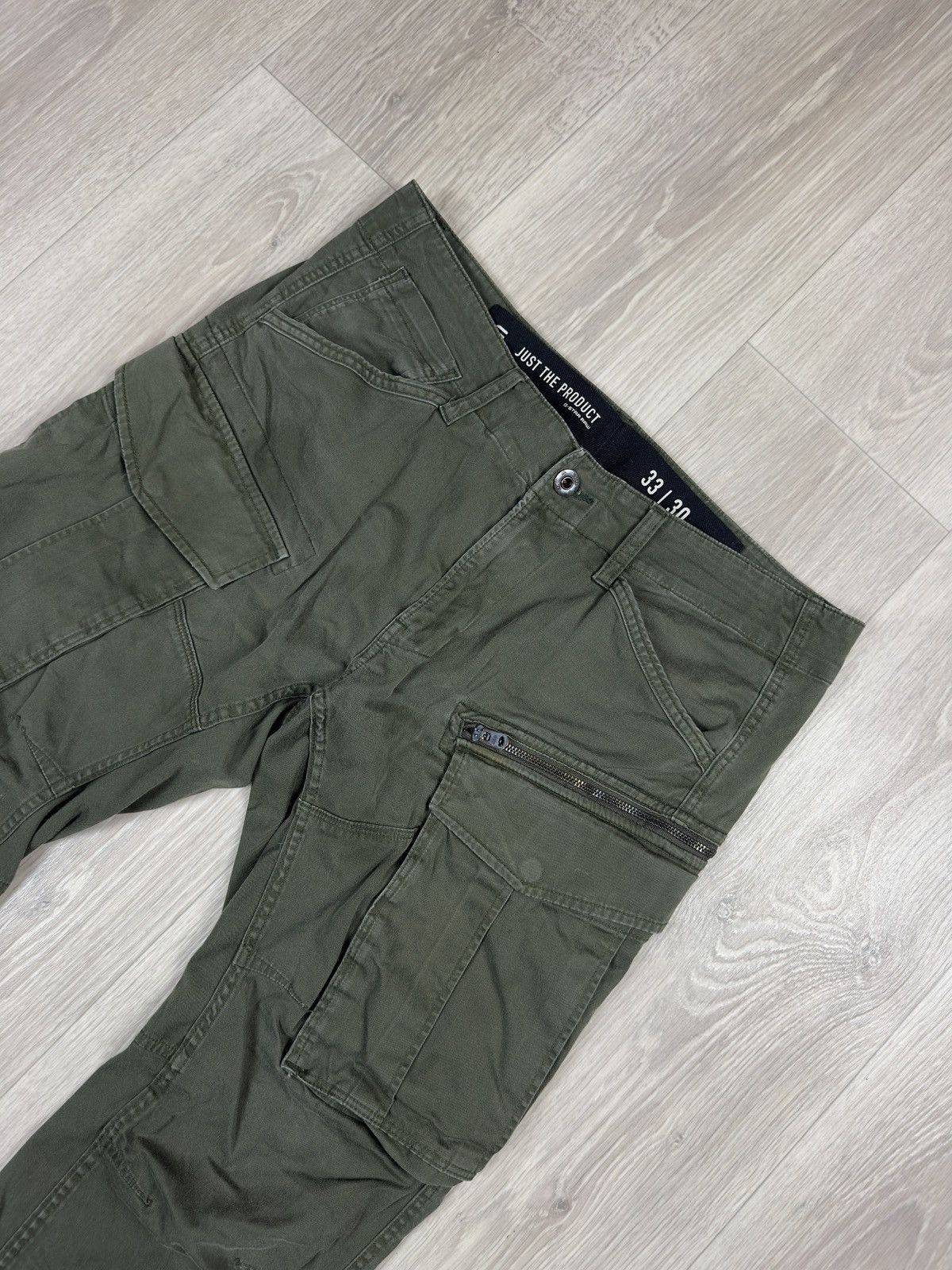 G-Star G-Star Raw Rovic Zip 3D Regular Tapered Cargo Pants Size US 33 - 2 Thumbnail