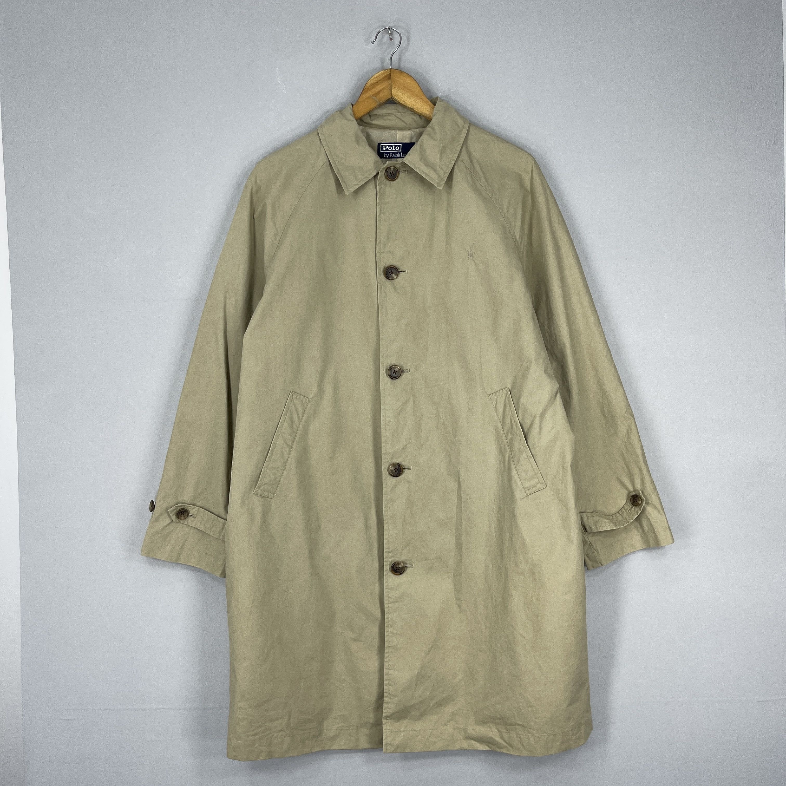 Polo Ralph Lauren Polo by Ralph Lauren Vintage Trench Coat Button Up Size M / US 6-8 / IT 42-44 - 4 Thumbnail