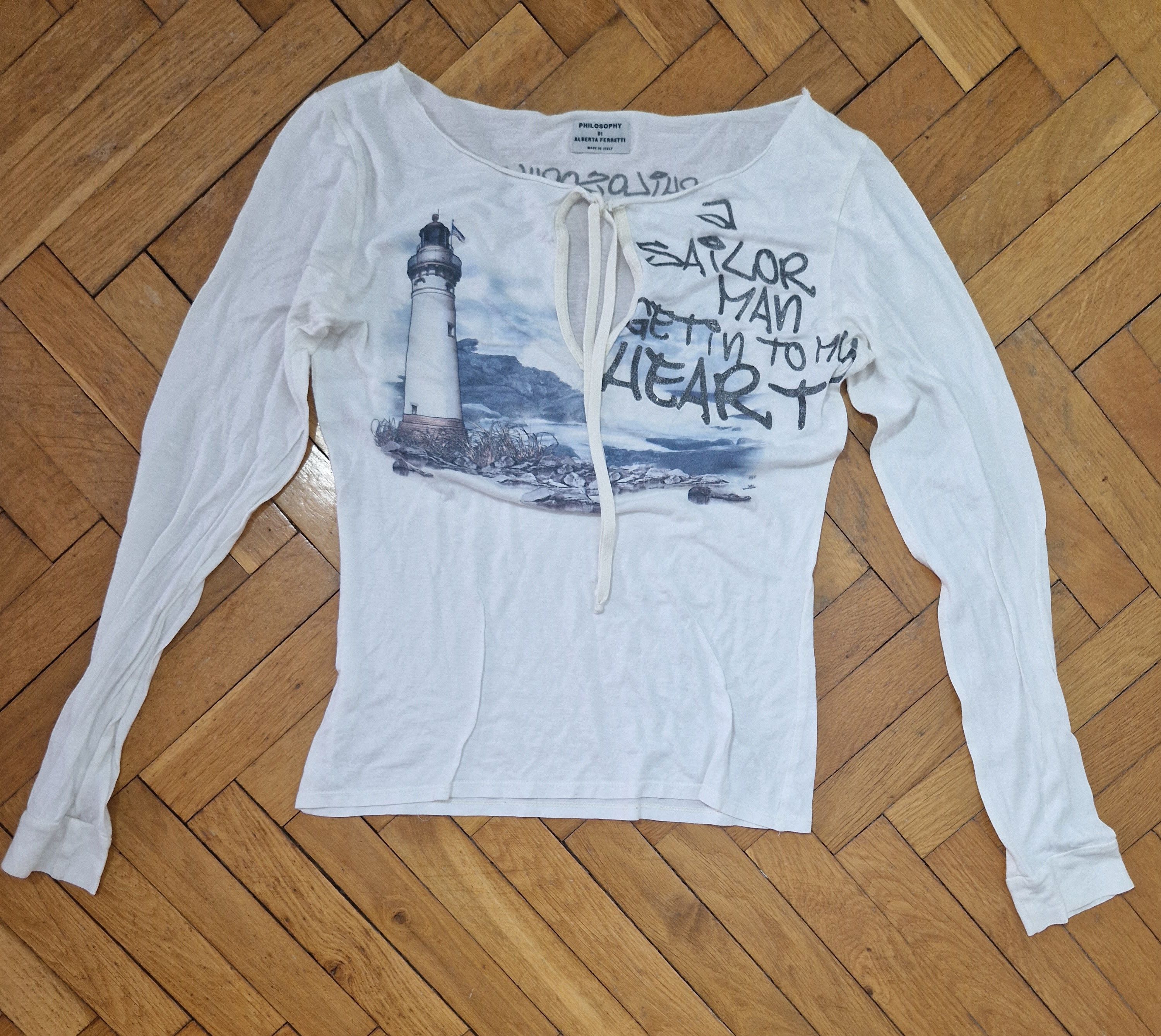 Alberta Ferretti Alberta Feretti x Philosophy vintage y2k top Size S / US 4 / IT 40 - 5 Thumbnail