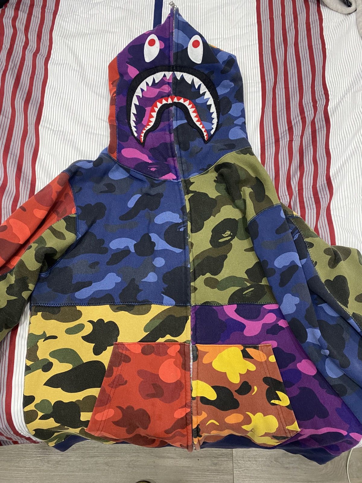 Bape Hoodie Mix Camo Grailed