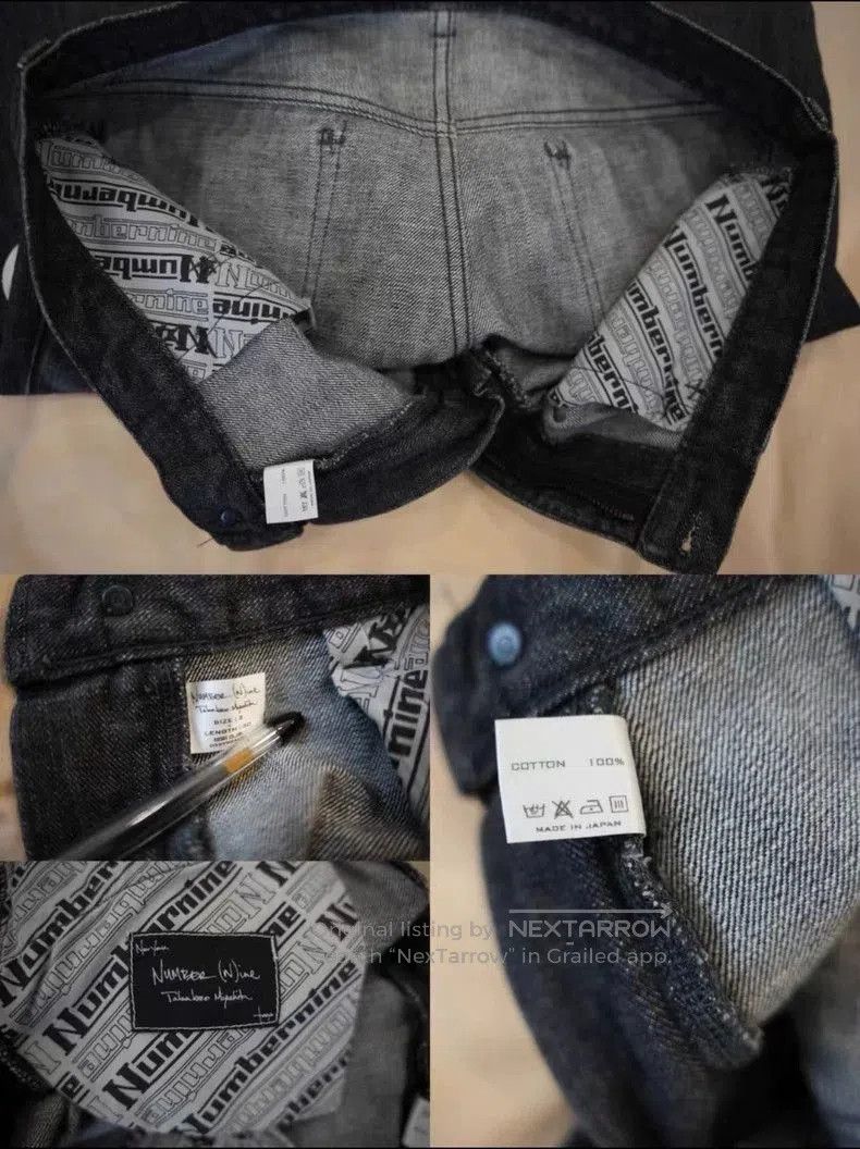 Number (N)ine Number (N)ine 04AW Peace Patch Jeans. Size US 27 - 7 Thumbnail
