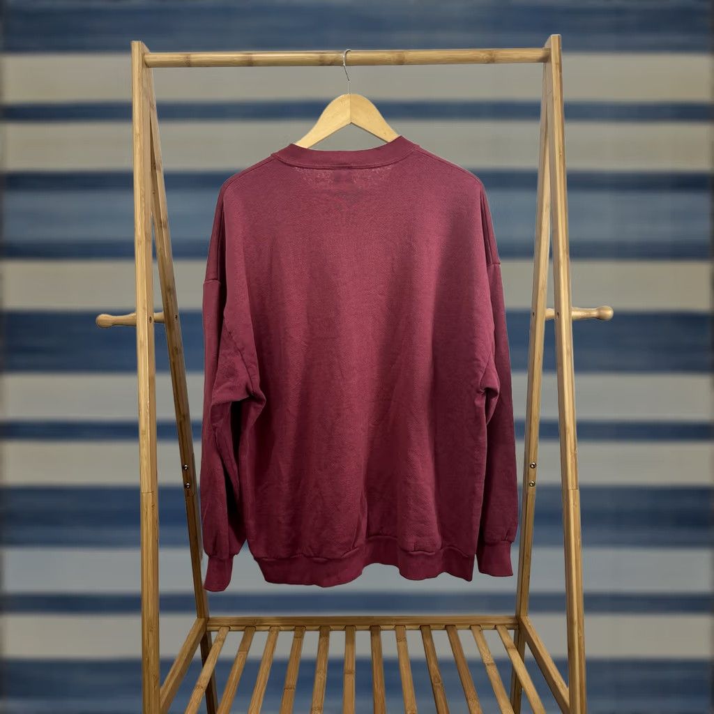 Jerzees VTG 80s Jerzees Paper Thin Burnout Burgundy Boxy Sweatshirt 3X Men Sweatshirt Burgundy 80s Jerzees Burnout Boxy Pullover Shirts Mens, 3X, Burgundy Size US XXL / EU 58 / 5 - 1 Thumbnail