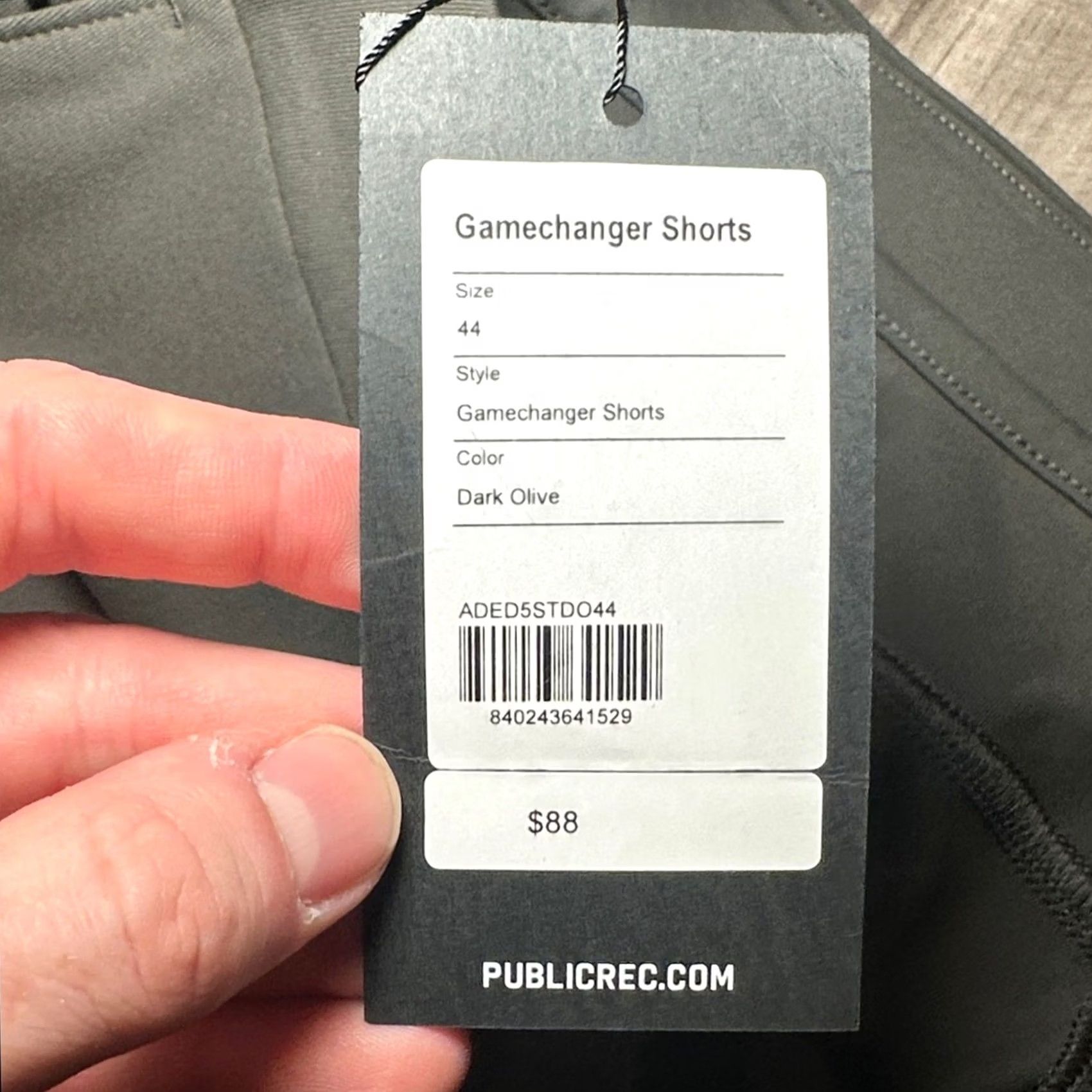 Olive Public Rec Dark Olive Gamechanger Performance Shorts Mens 44 Regular Nylon Spandex Chino 8.25 Inseam 21 Length 14 Rise 12 Leg 15.5 MS9869 Size US 44 / EU 60 - 7 Thumbnail