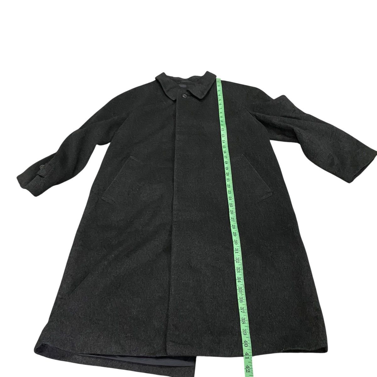 Yves Saint Laurent Yves Saint Laurent Wool Long Coat Button M/L Size Size US L / EU 52-54 / 3 - 11 Thumbnail