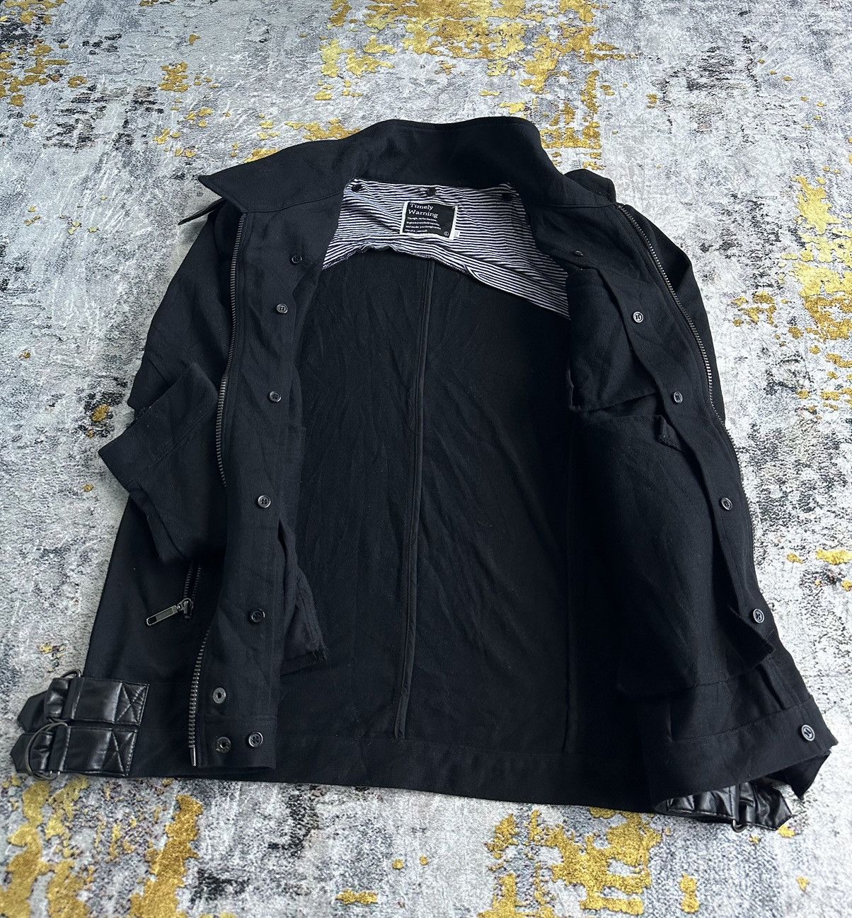 Tornado Mart 💸VERY NICE💸 RARE TIMELY WARNING BONDAGE JACKET LGB STYLE Size US M / EU 48-50 / 2 - 7 Thumbnail