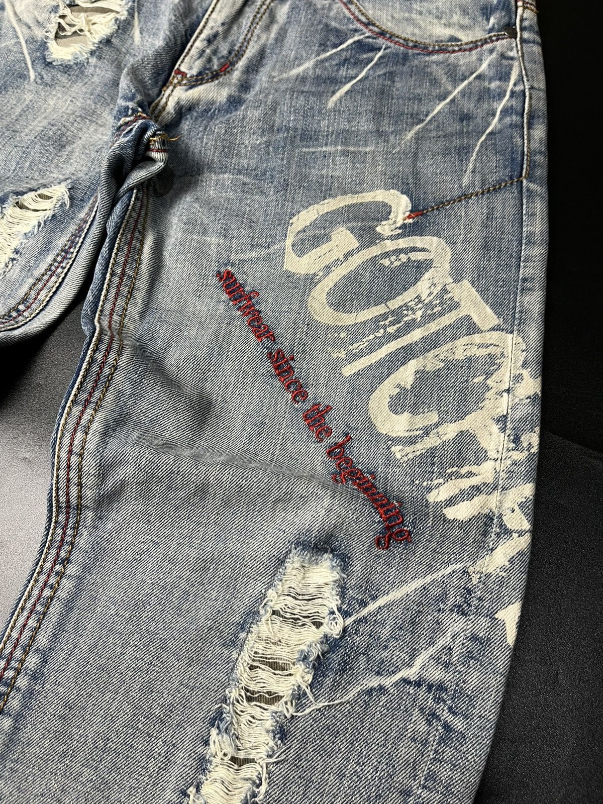 Hysteric Glamour Japanese Distressed Jeans Gotcha lgb style Size US 30 / EU 46 - 7 Thumbnail