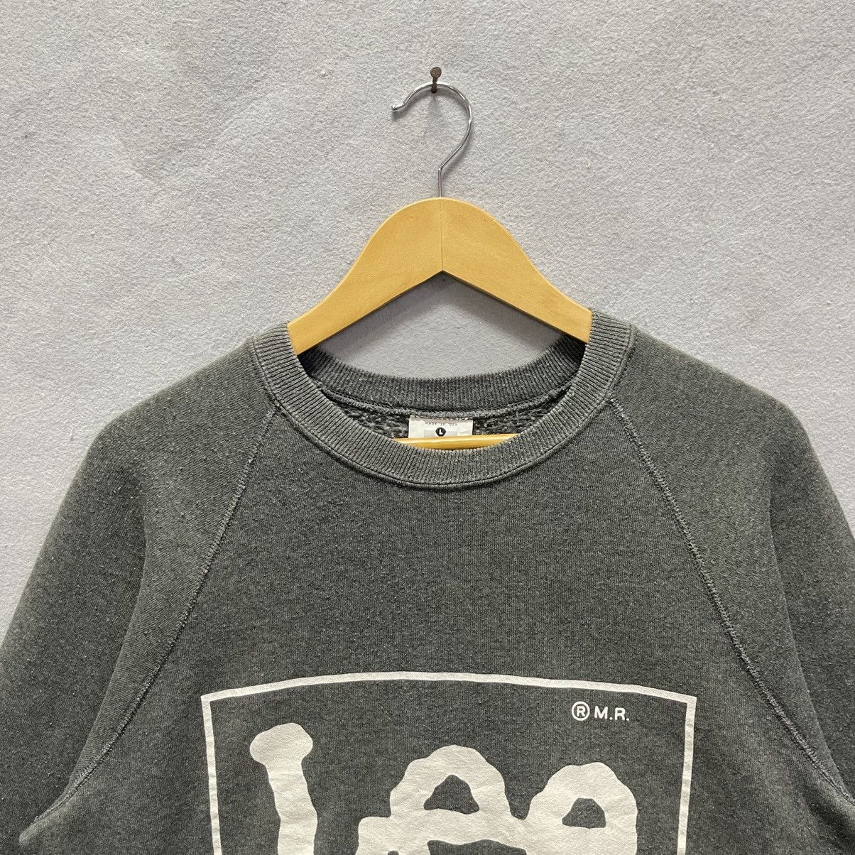 Lee Vintage Lee Made in USA Midweight Logo Sweatshirt Size US L / EU 52-54 / 3 - 2 Thumbnail