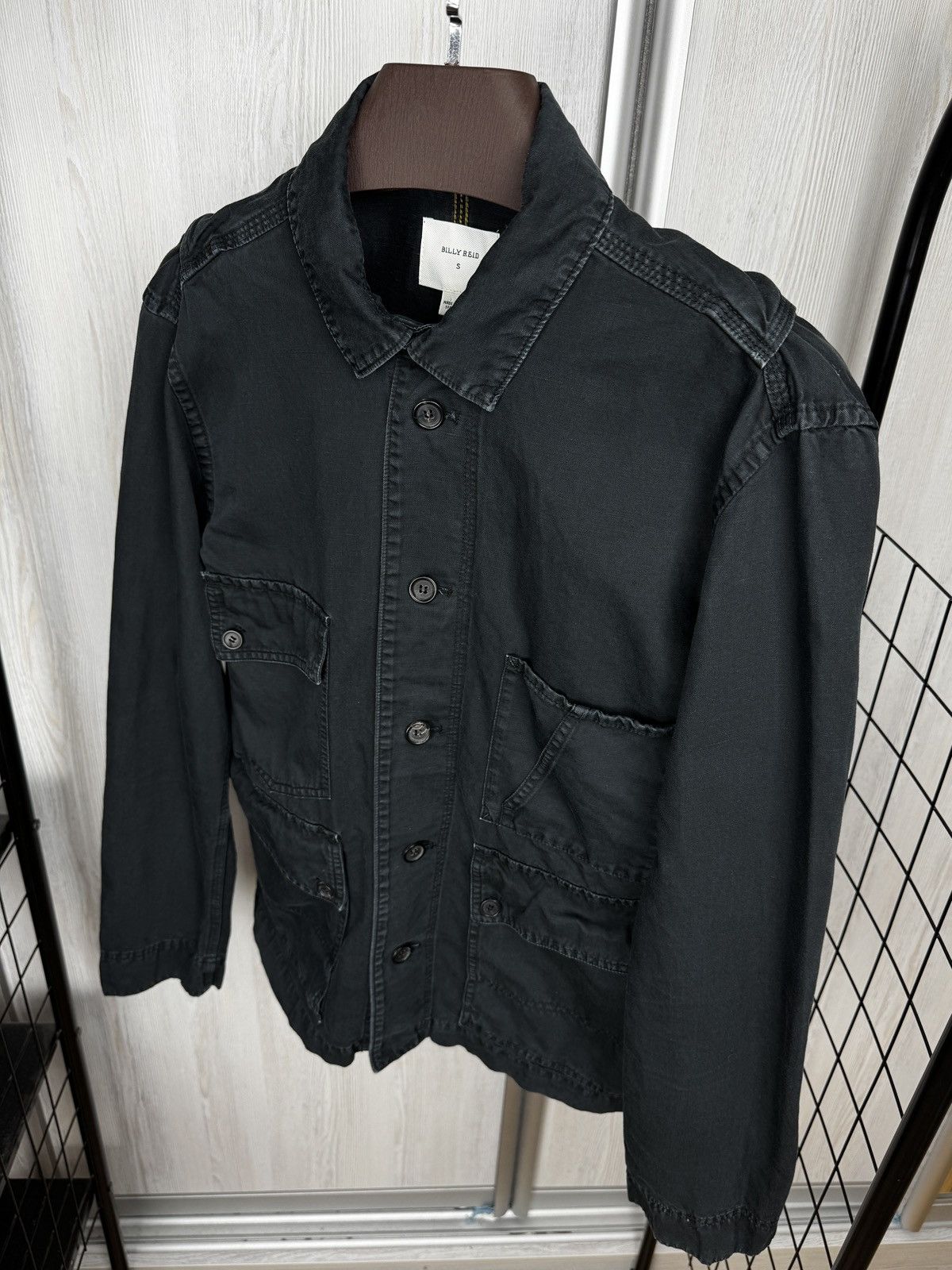 Billy Reid Billy Reid black faded multipocket made in Italy jacket sz S Size US S / EU 44-46 / 1 - 5 Thumbnail