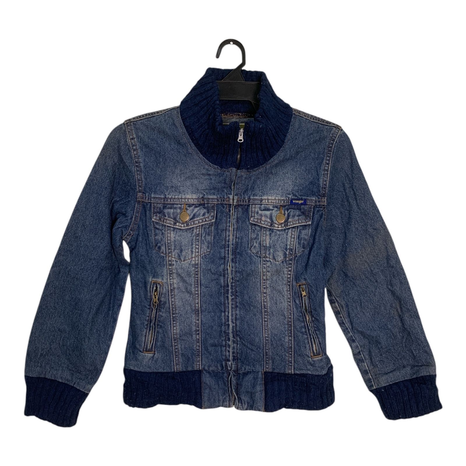 Wrangler Rare Design Wrangler Denim Jackets Size XS / US 0-2 / IT 36-38 - 1 Thumbnail