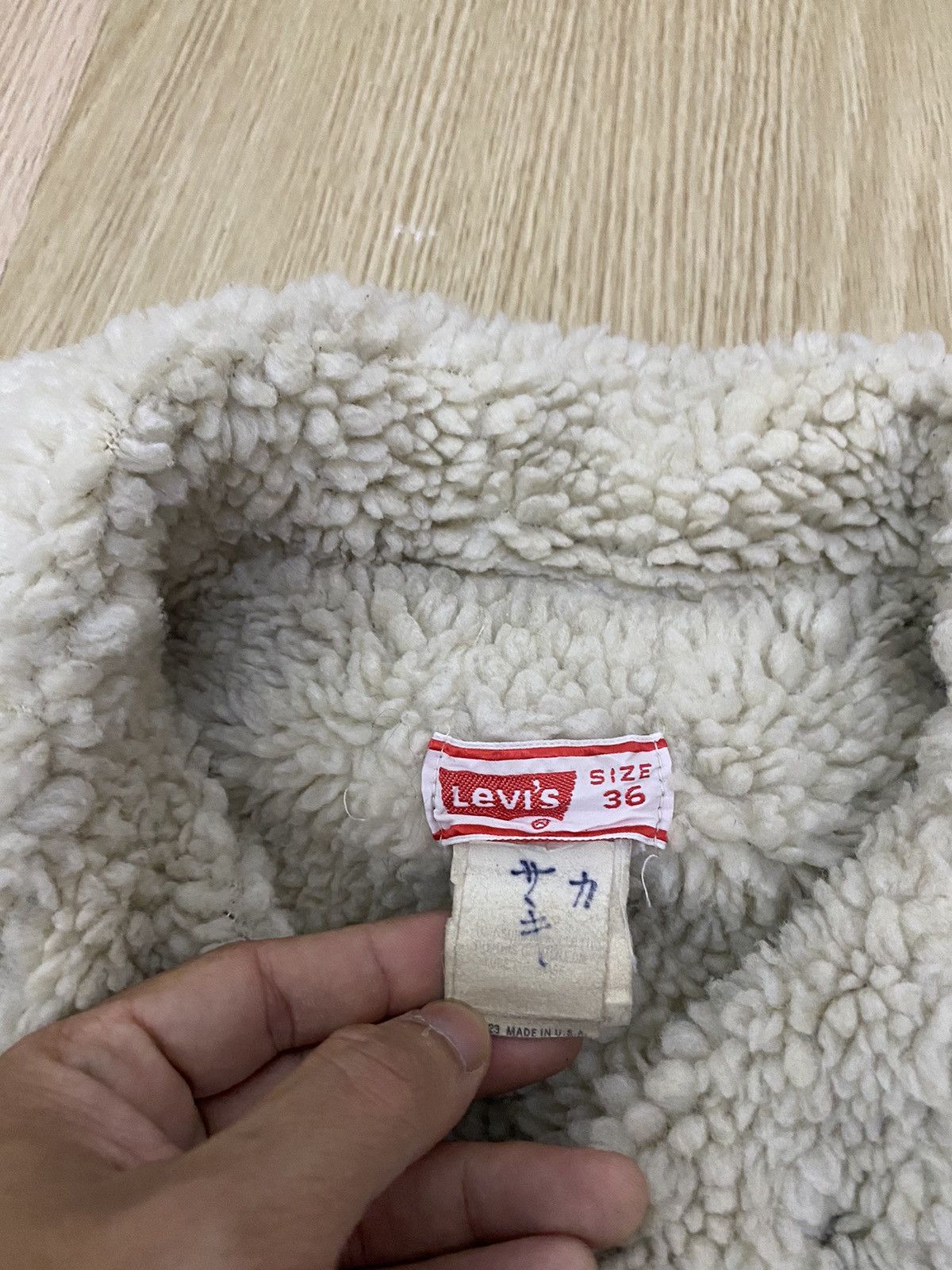 Levi's × Levi's Vintage Clothing × Vintage Vintage Levi’s WPL 423 Made in USA sherpa jacket Size US M / EU 48-50 / 2 - 5 Thumbnail