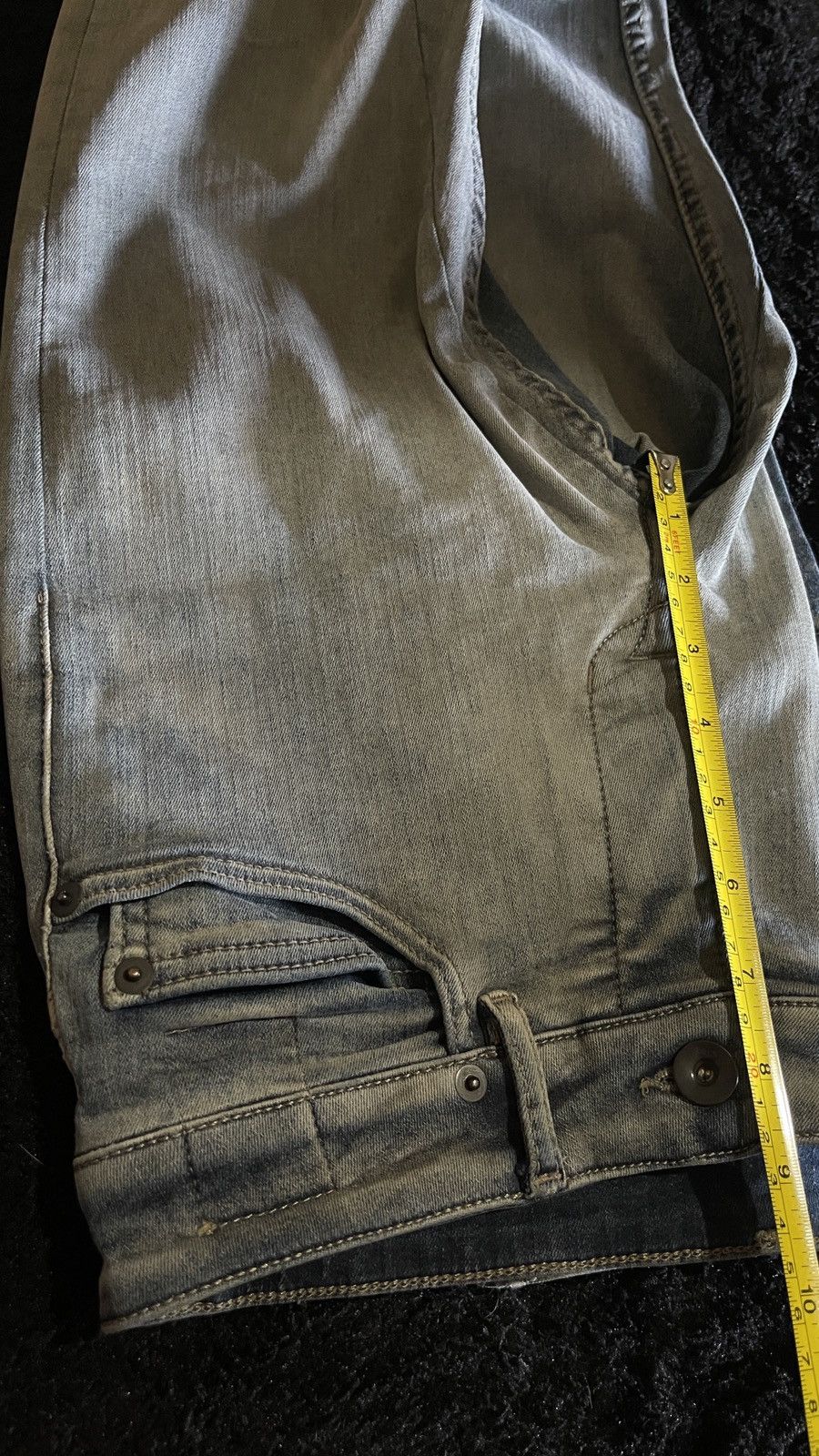 Rick Owens × Rick Owens Drkshdw F/W 17 Detroit Cut “Hustler Blue” Size 26" / US 2 / IT 38 - 6 Thumbnail