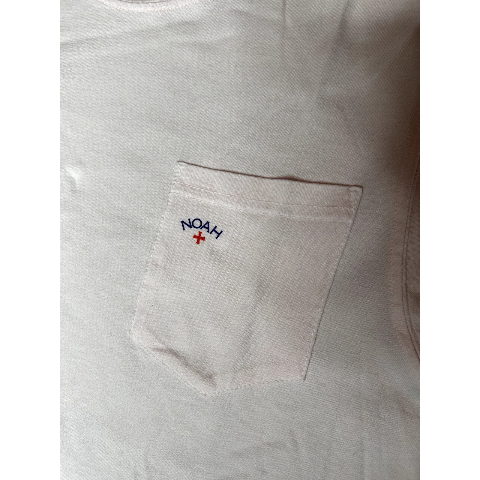 Noah × Vintage Noah Light Pink Pocket T-Shirt Size US S / EU 44-46 / 1 - 3 Thumbnail