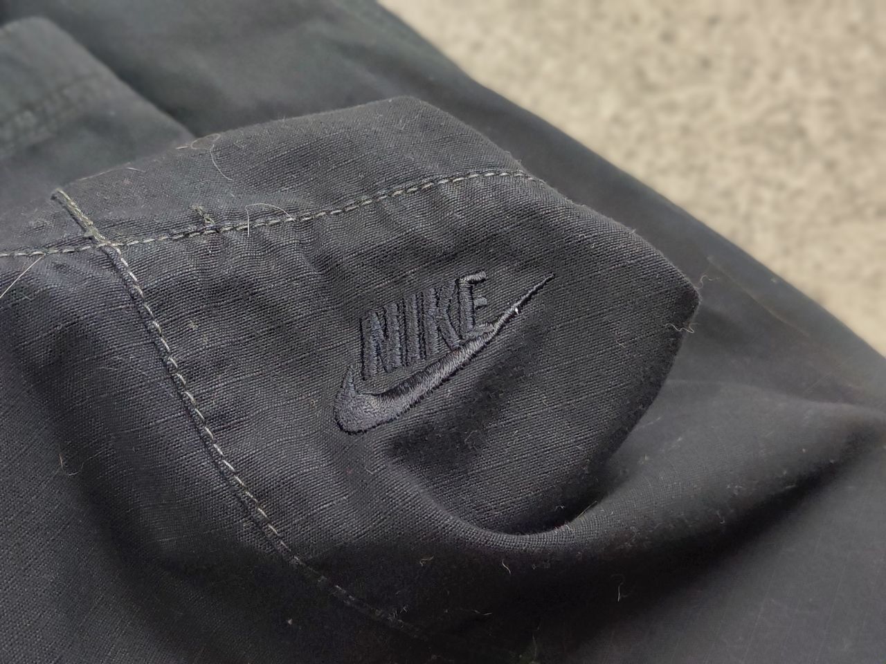 Nike Vtg Nike Baggy Cargo Zip Logo drawstrings Pants Y2K Style Size US 34 / EU 50 - 14 Thumbnail
