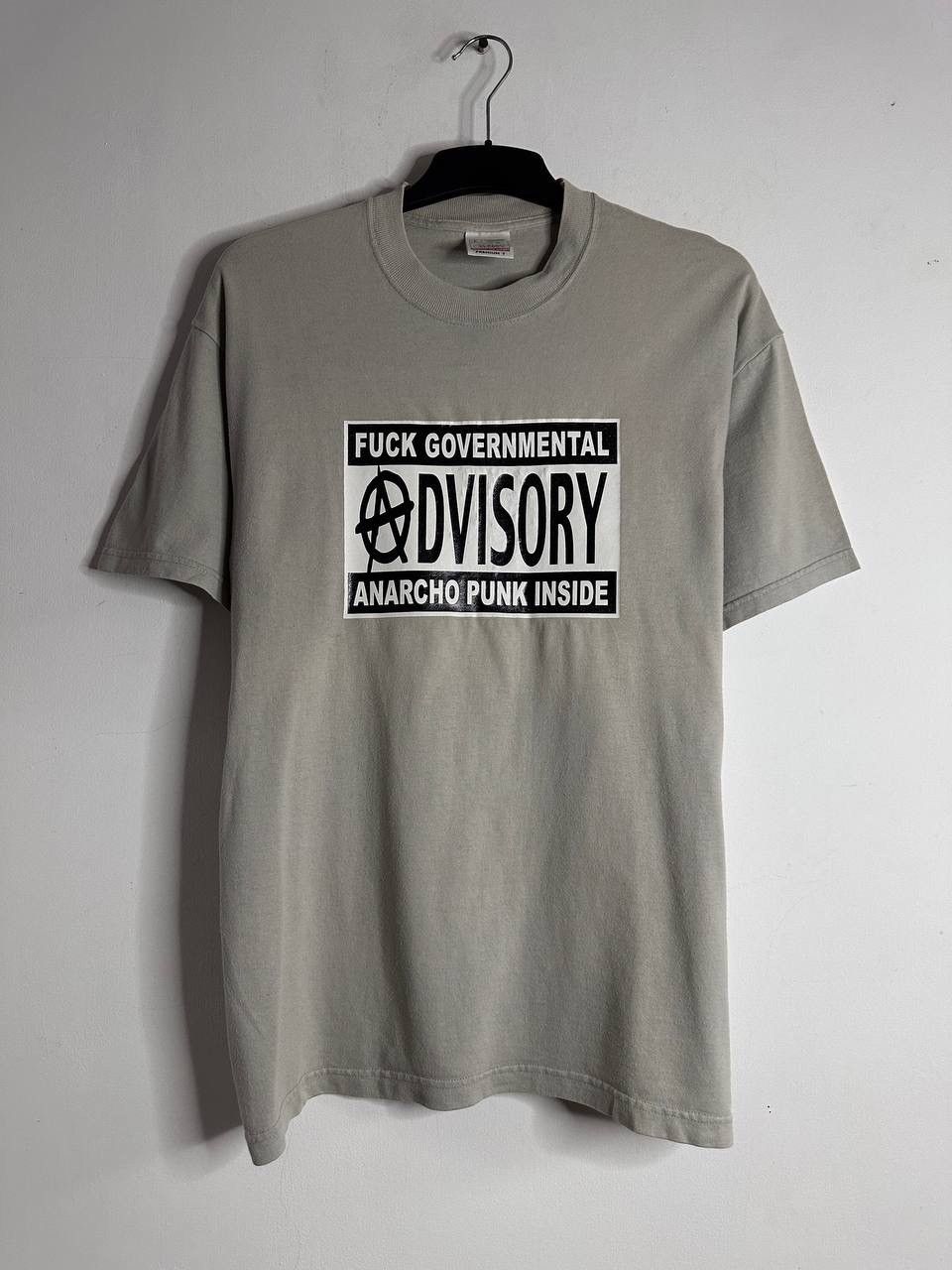 Vintage Anarcho Punk Graphic T-Shirt L Protest Screen Stars FOTL Y2K Size US L / EU 52-54 / 3 - 1 Thumbnail