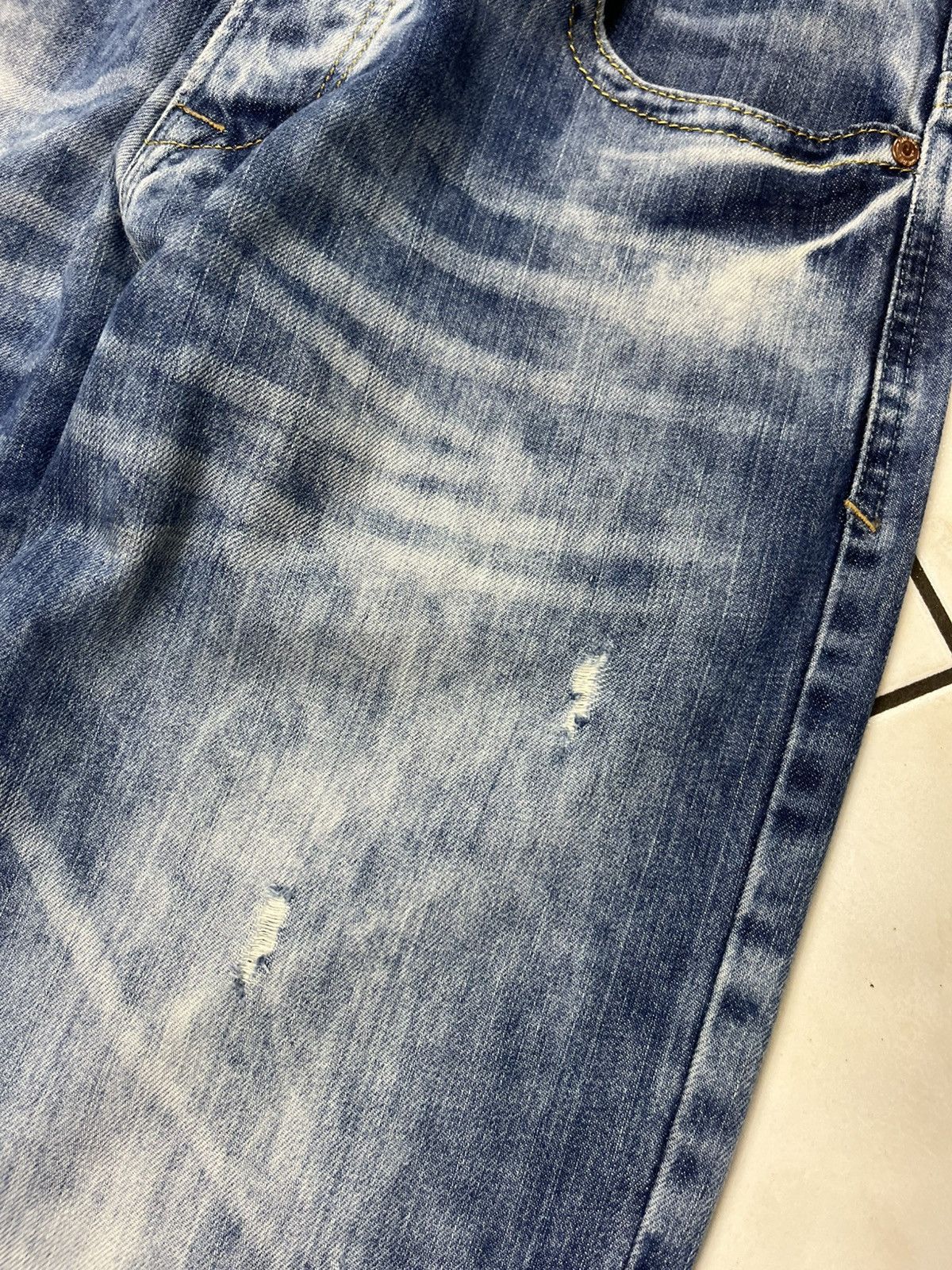 Diesel × Vintage Vintage Diesel safado distressed denim y2k washed jeans pant Size US 34 / EU 50 - 10 Thumbnail