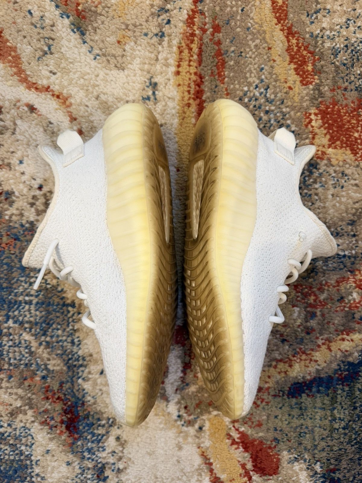 Yeezy Adidas yeezy 350 boost triple white Size US 10.5 / EU 43-44 - 2 Thumbnail