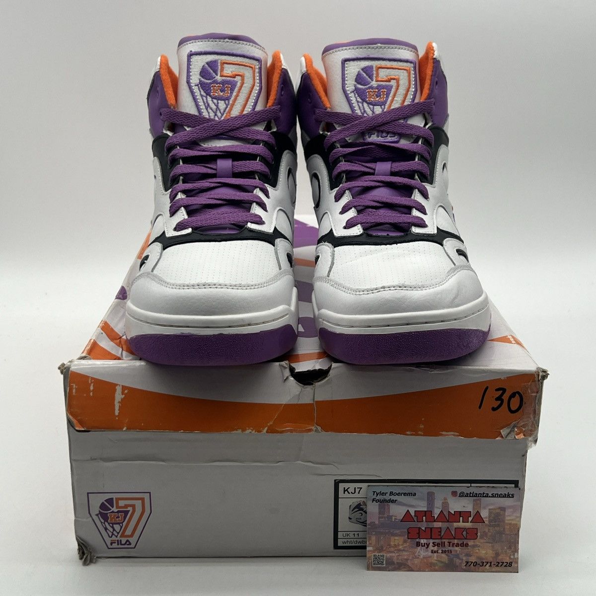 Fila Kj7 white dewberry Size US 12 / EU 45 - 2 Thumbnail