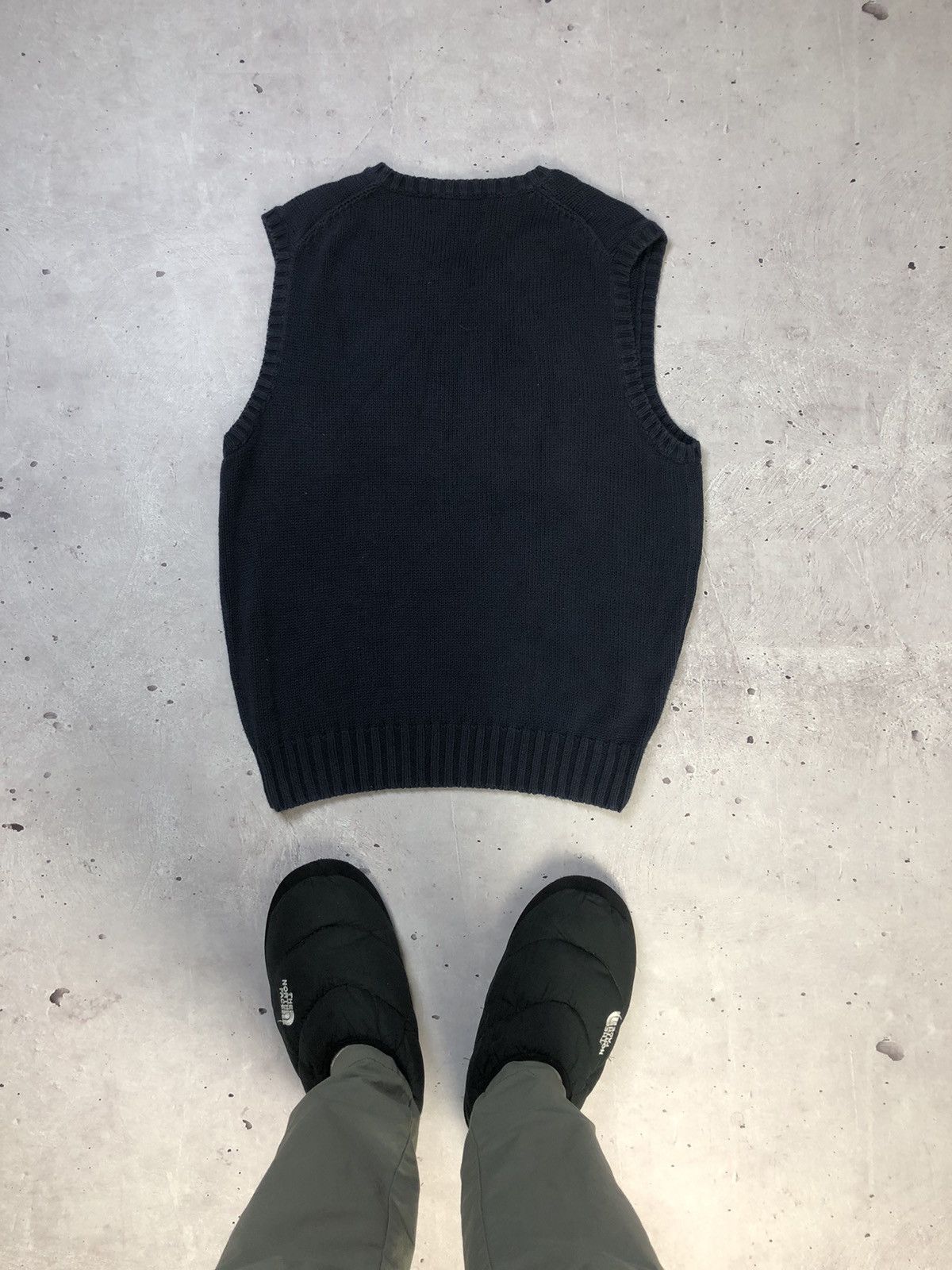Polo Ralph Lauren × Vintage Vintage Polo Ralph Lauren Blue Cotton Sweater Vest Size US S / EU 44-46 / 1 - 6 Thumbnail