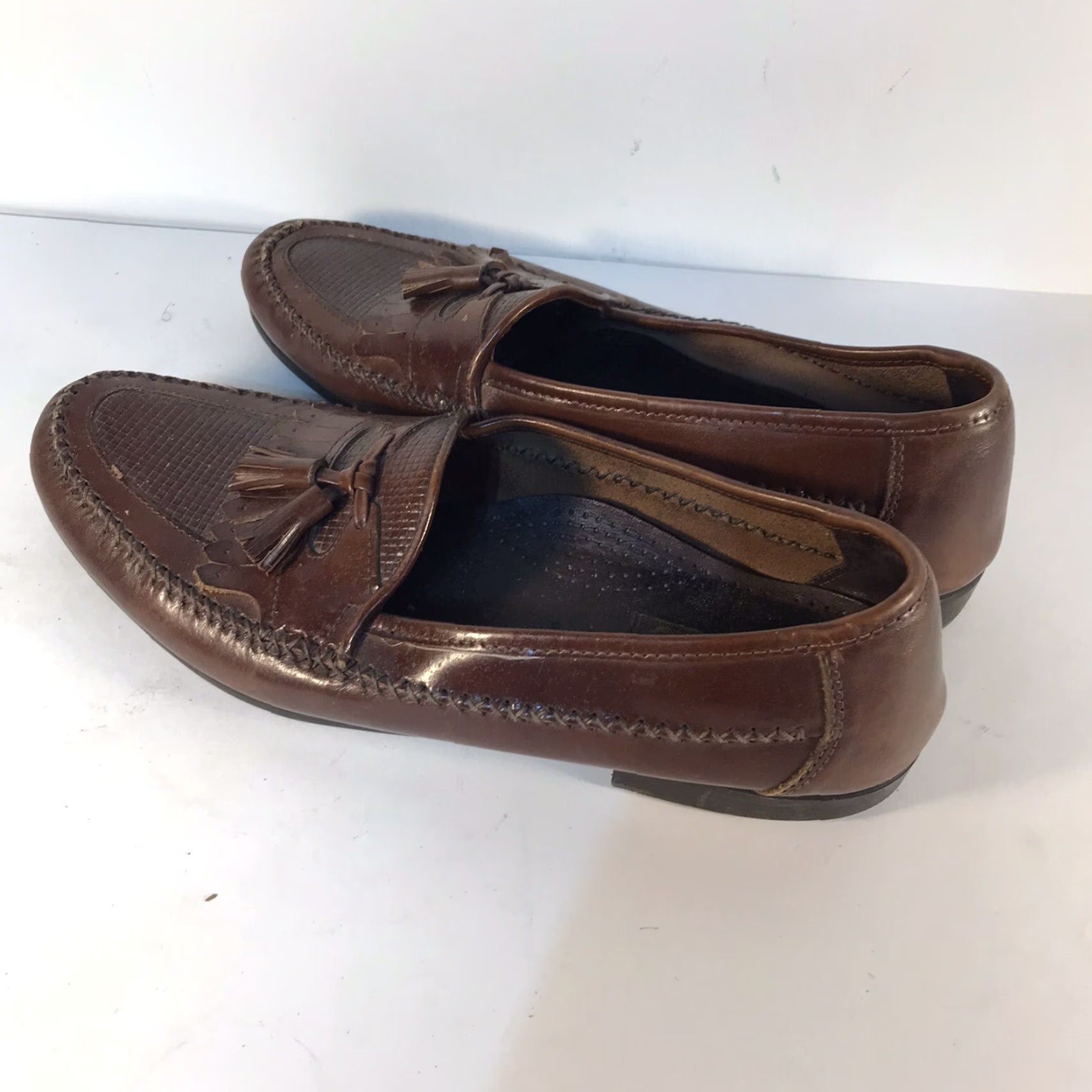 Hush Puppies Hush Puppies Leather Loafers Men Size 13 Brown Tassel Casual Slip-On Comfortable Size US 13 / EU 46 - 5 Thumbnail