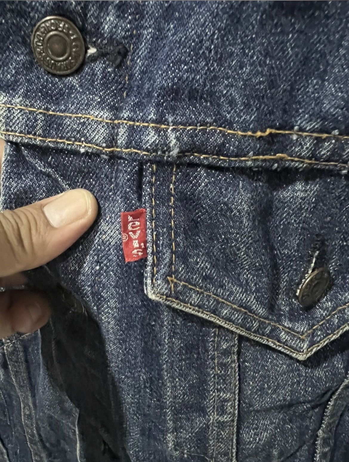 Levi's Vintage Clothing 🔥Vintage Levis Made in Usa Denim Trucker Size US M / EU 48-50 / 2 - 11 Thumbnail