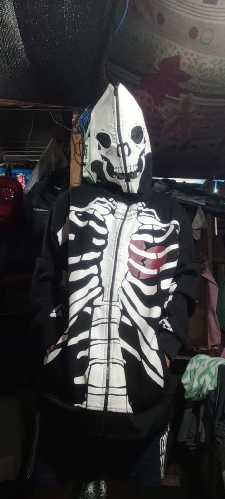Other Mecca Jeans Vintage Y2k Skeletal Hoodie Size US L / EU 52-54 / 3 - 4 Thumbnail