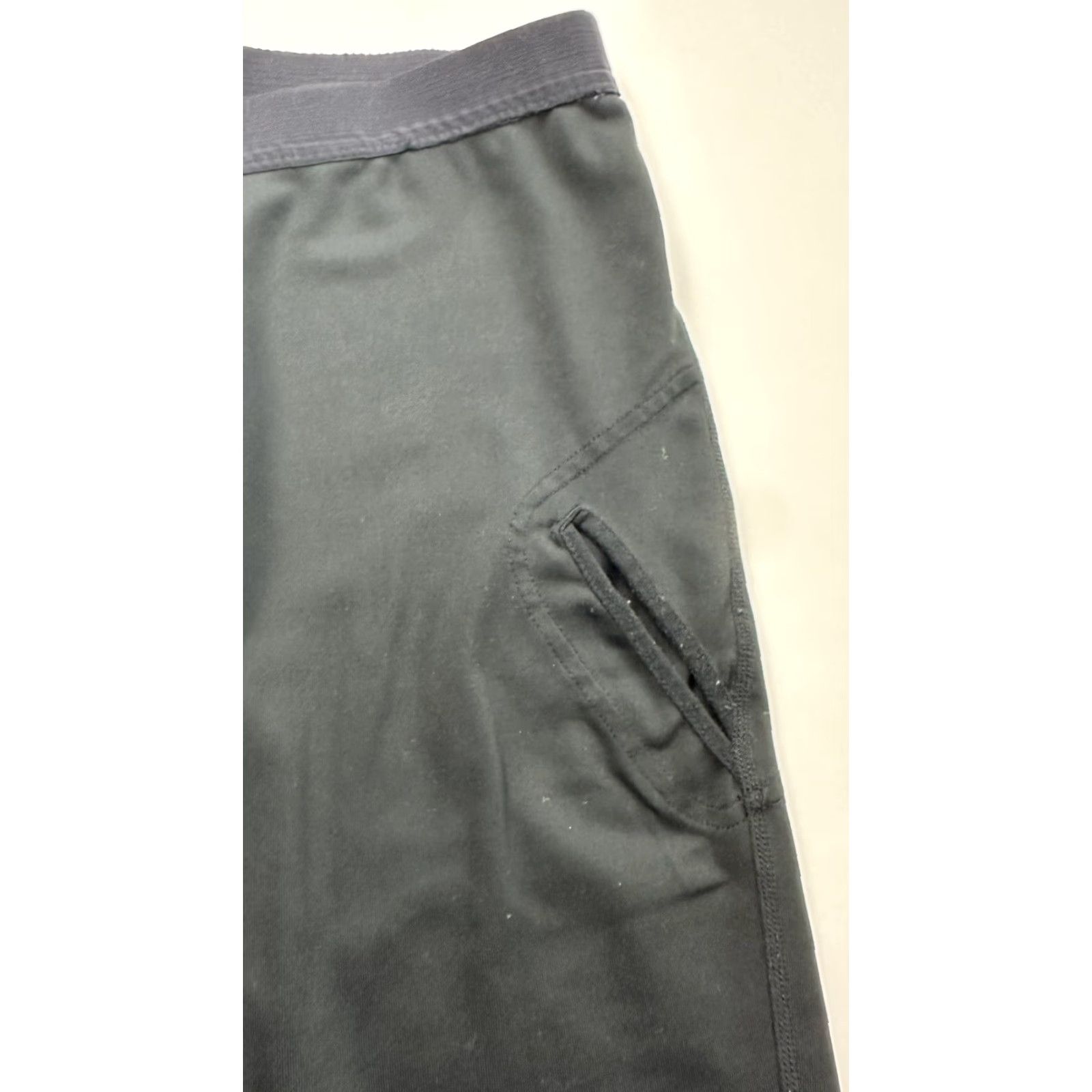 Nike Nike Leggings Women S Black Cropped Tennis Activewear Size 28" / US 6 / IT 42 - 3 Thumbnail