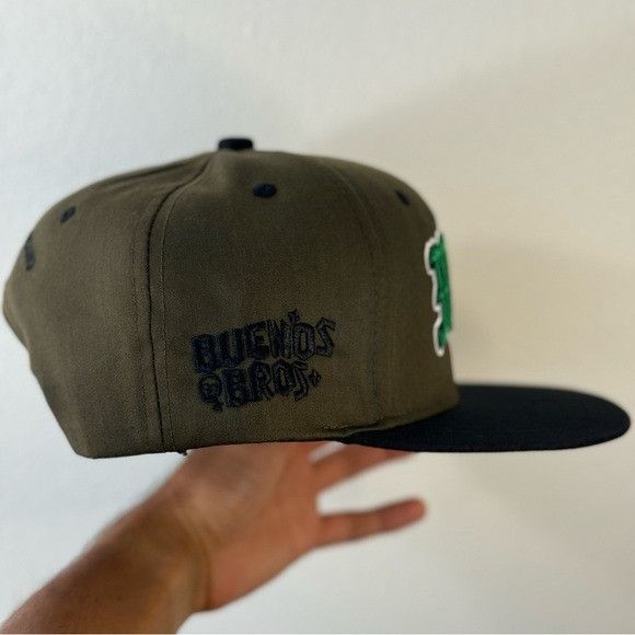 Designer NEW VAMOS MÉXICO GREEN/BLACK FLAT BILL SNAPBACK ORGULLO MEXI Size ONE SIZE - 5 Thumbnail