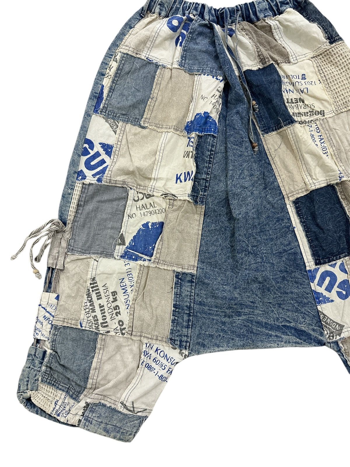 Vintage Rare El Redoe Haram pant Patch Work Design Kapital Inspired Size US 30 / EU 46 - 7 Thumbnail