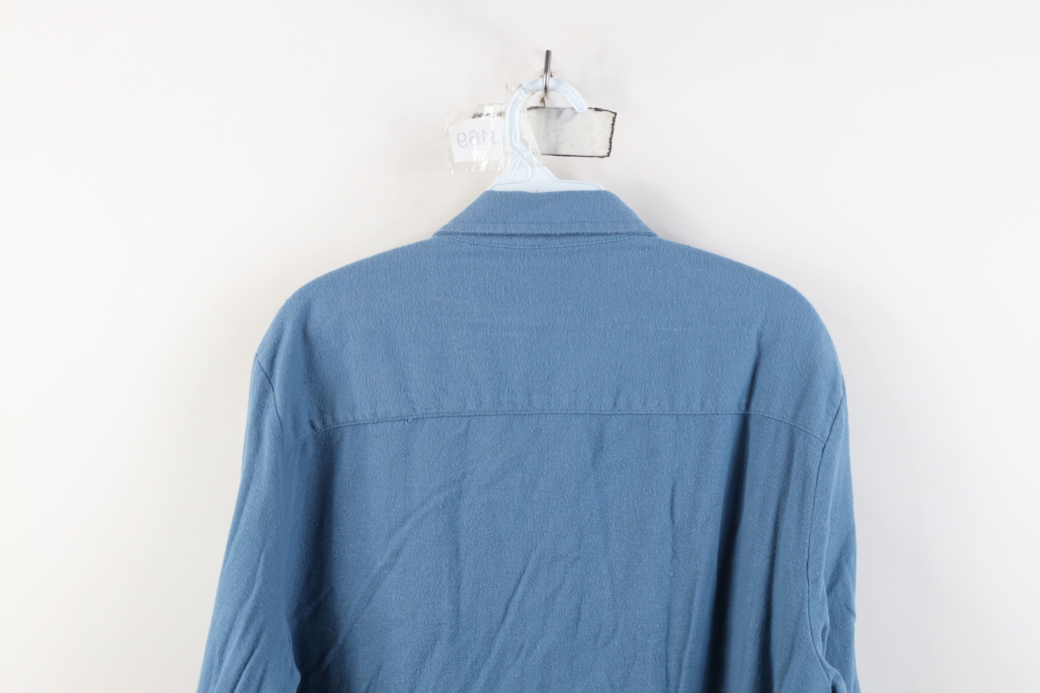 Vintage Vintage 90s Streetwear Twill Snap Button Collared Shirt Size US M / EU 48-50 / 2 - 9 Thumbnail