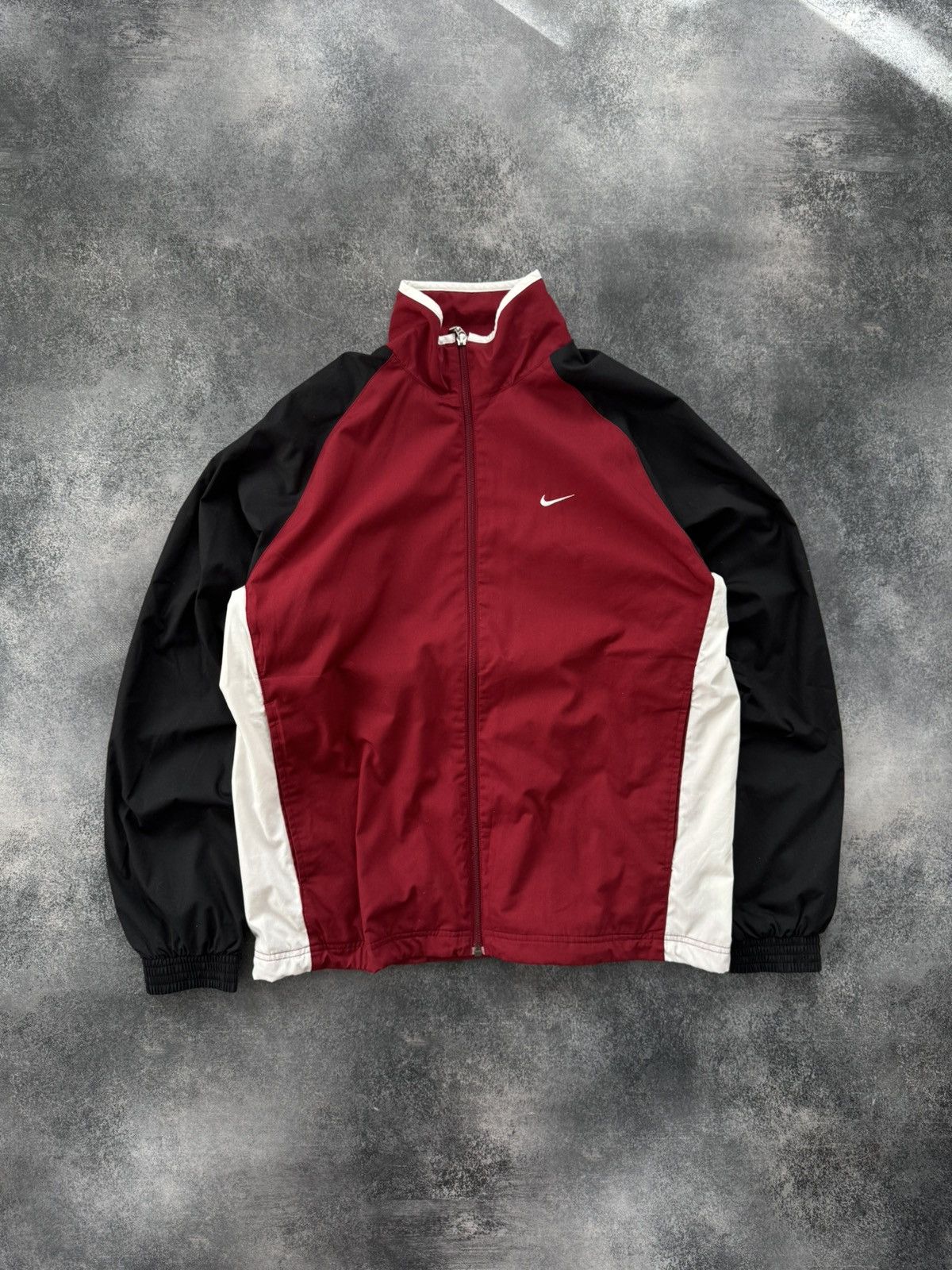 Nike Vintage Nike Track Jacket Swoosh Logo Y2K Drill 90s Size US M / EU 48-50 / 2 - 1 Thumbnail