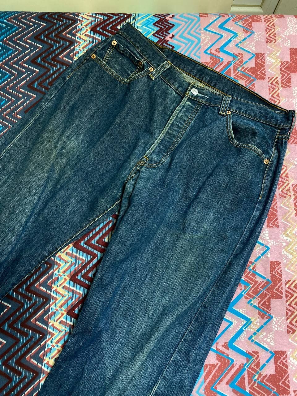 Japanese Brand × Levi's Vintage Levi's 501 Washed Black Denim Buggy Jeans Size US 36 / EU 52 - 6 Thumbnail