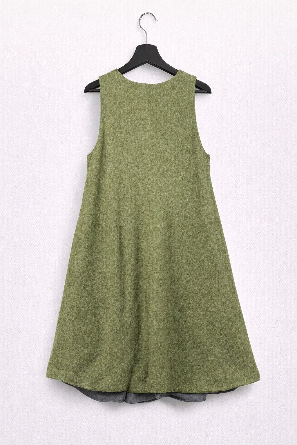 Japanese Brand Keiko Kishi by Nosh Vintage Wool Sleeveless Dress Minimalist Size S / US 4 / IT 40 - 2 Thumbnail