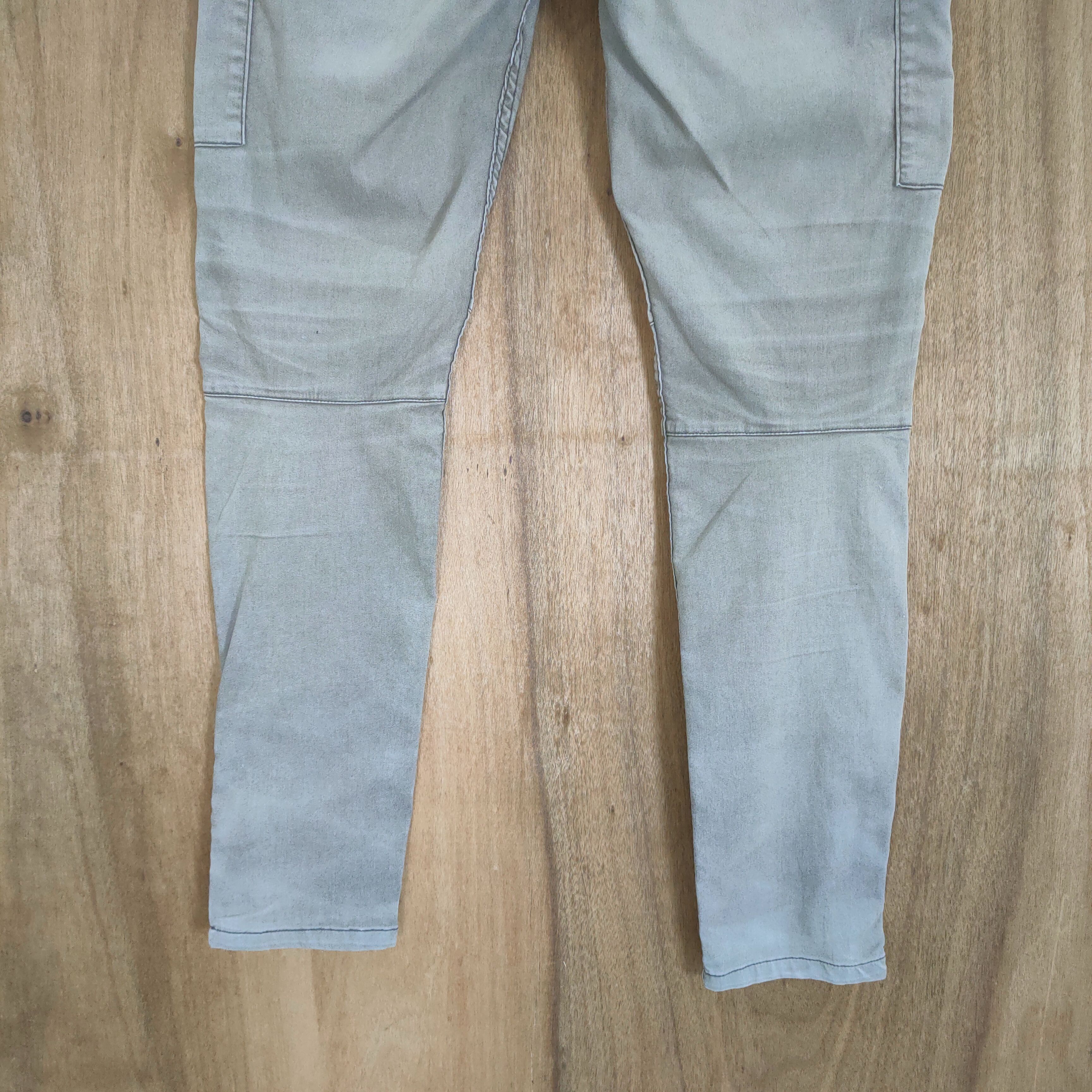 Japanese Brand JAPANESE FADED SKINNY CARGO PANTS Size US 30 / EU 46 - 9 Thumbnail