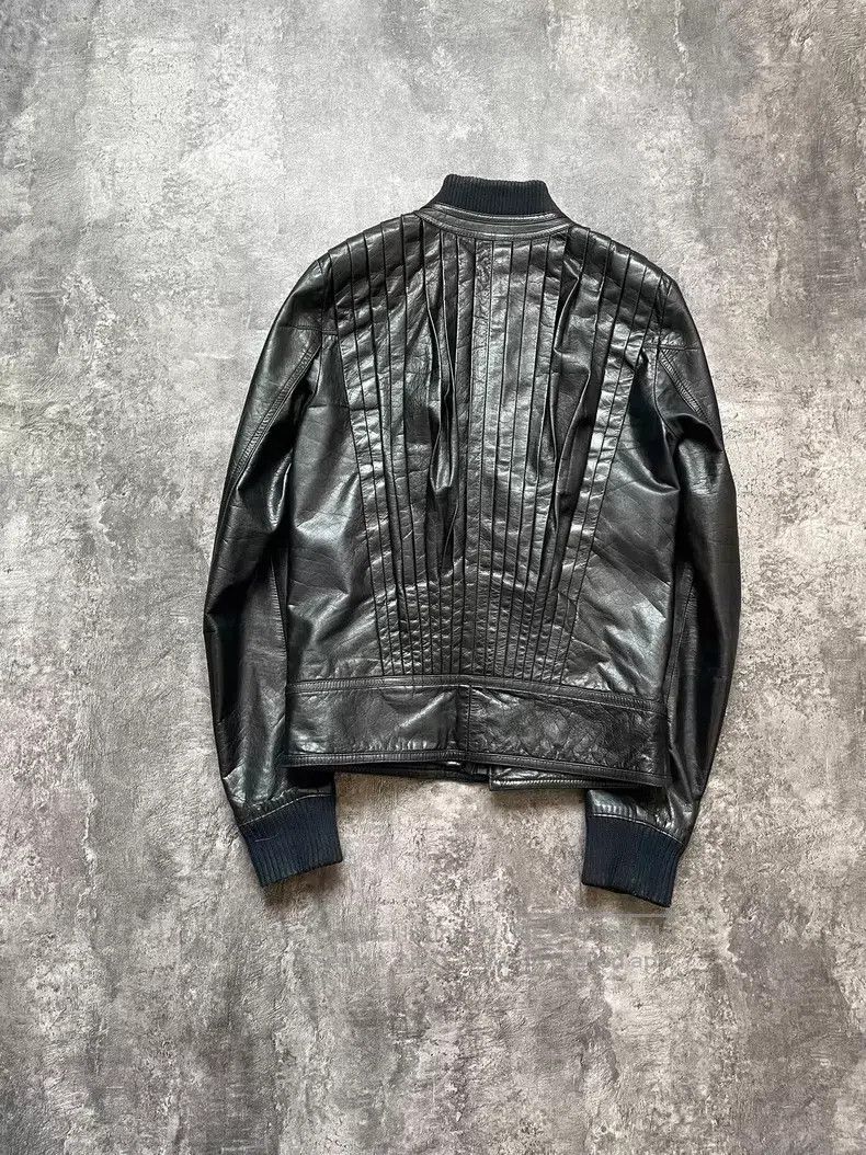 Dior Dior Bellows Leather Cracked Leather Jacket Size US S / EU 44-46 / 1 - 5 Thumbnail