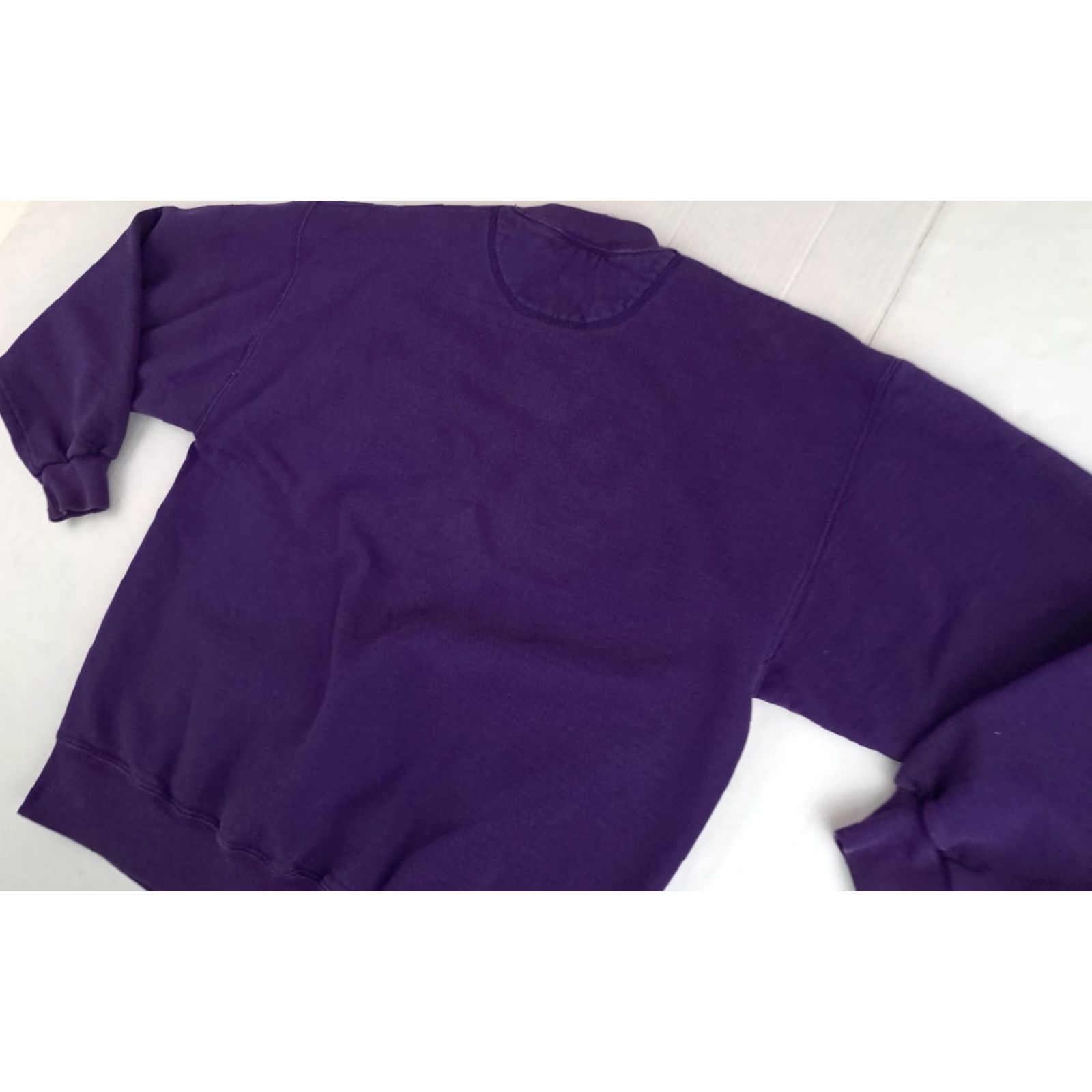 Jerzees VINTAGE Jerzees Sweatshirt Woman Embroidered Carnation Flowers Large USA Made 90s Flower USA Purple Crew Neck Pullover Long Sleeve Size L / US 10 / IT 46 - 5 Thumbnail
