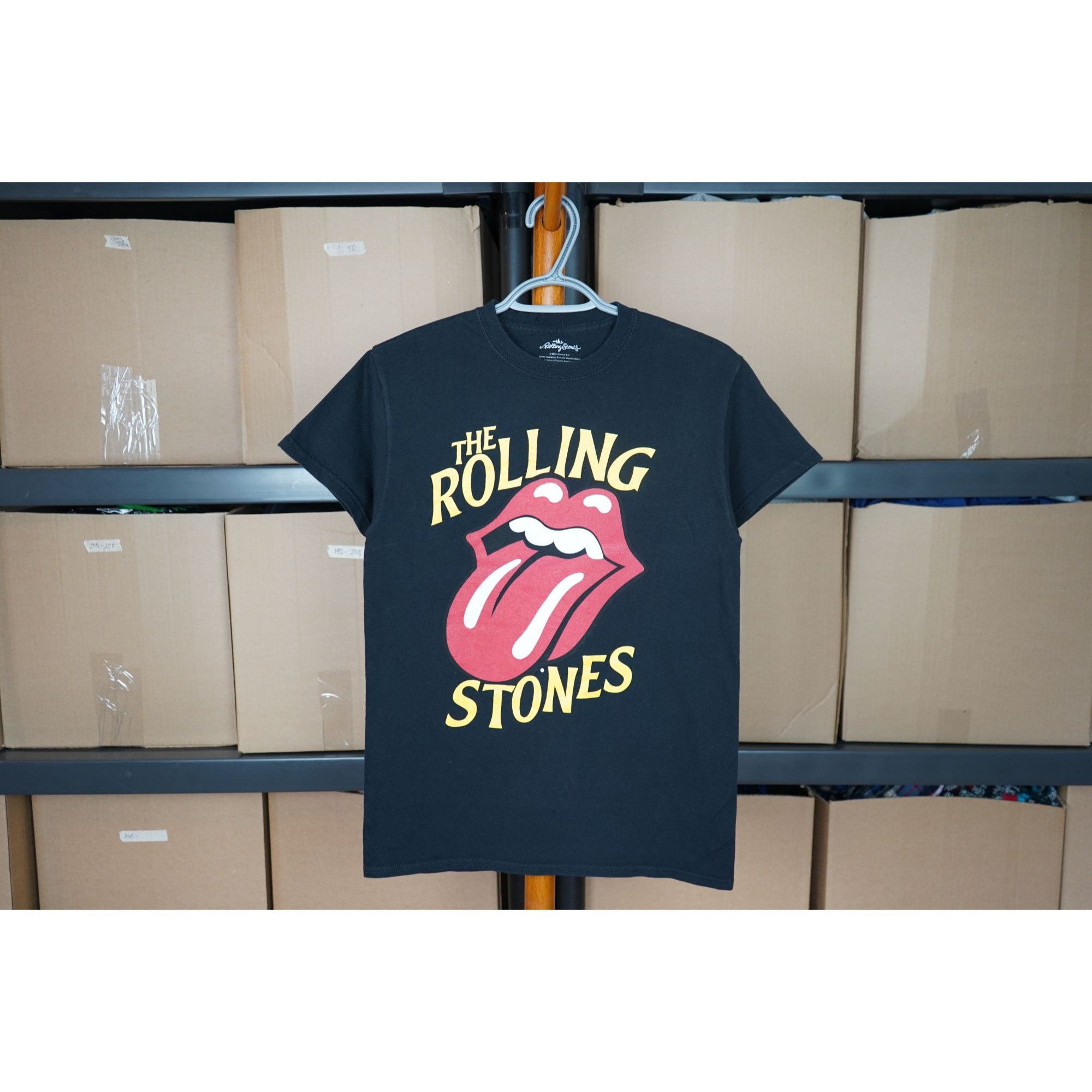 The Rolling Stones Rolling Stone Classic Black/Red Band T-Shirt S #370 Size US S / EU 44-46 / 1 - 1 Thumbnail